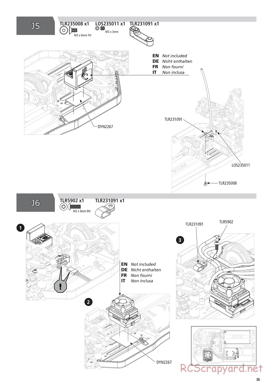 Team Losi - TLR 22X-4 Race - Manual - Page 35