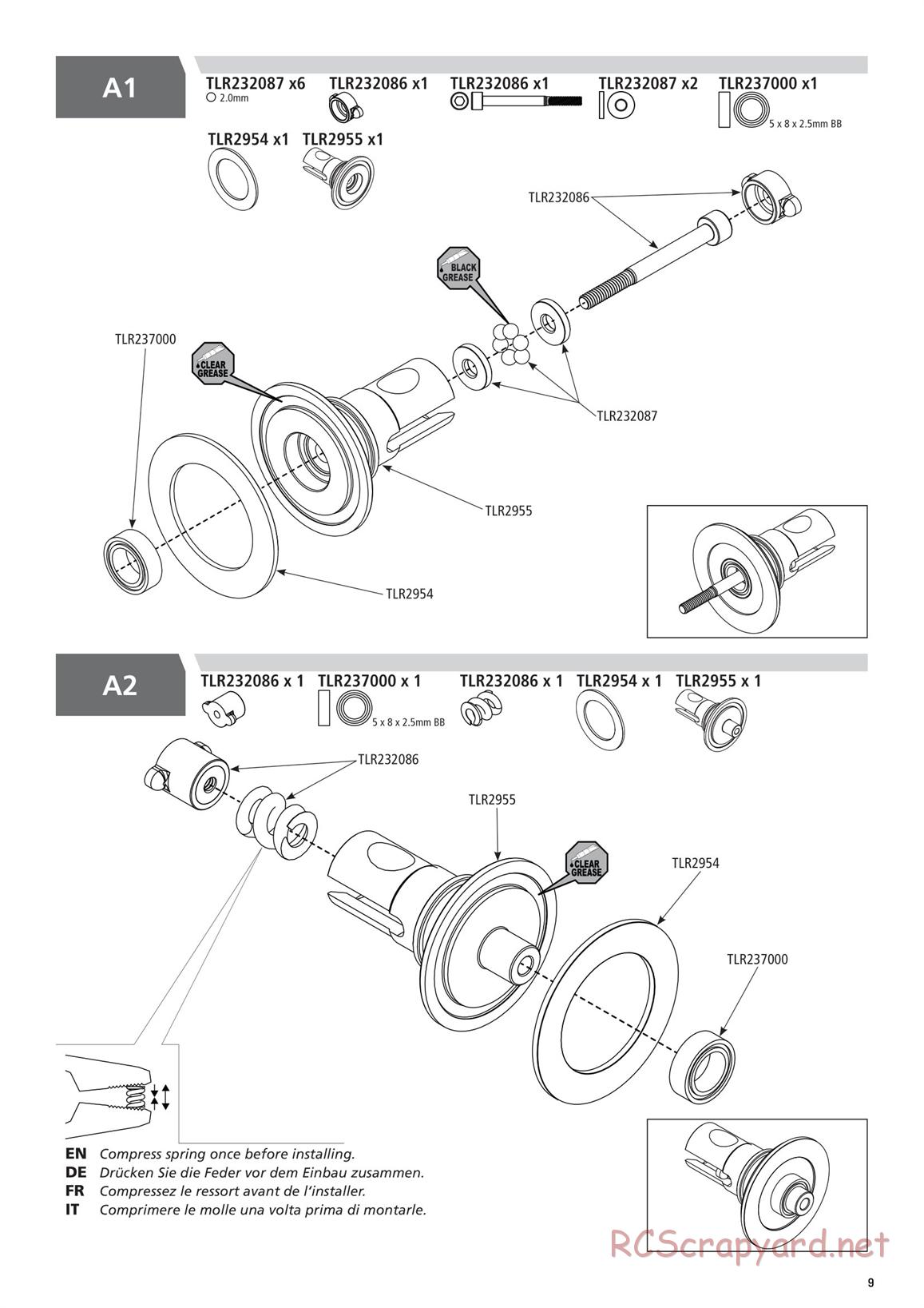 Team Losi - TLR 22 5.0 DC Elite Race - Manual - Page 9