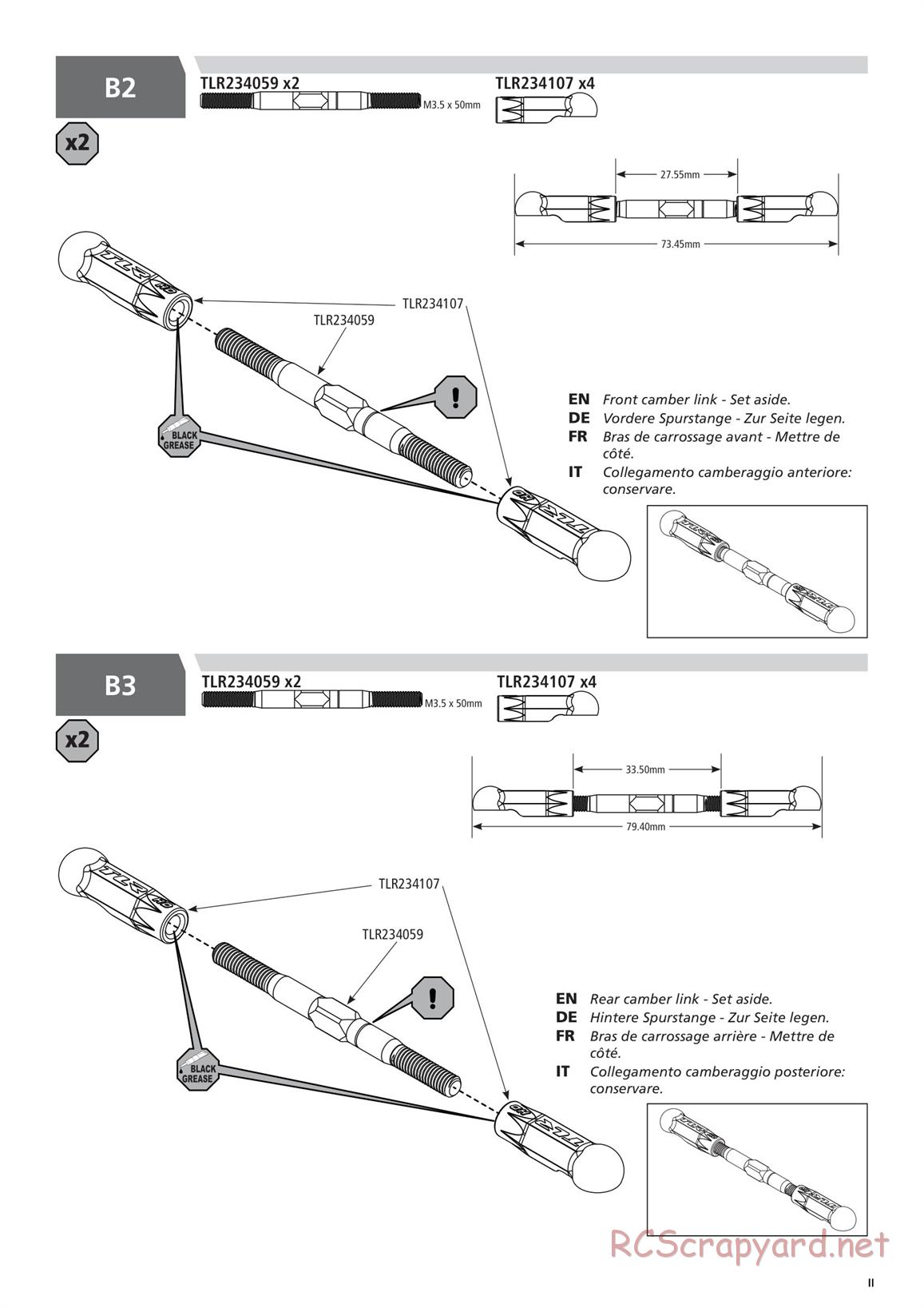 Team Losi - TLR 22 5.0 DC Elite Race - Manual - Page 11