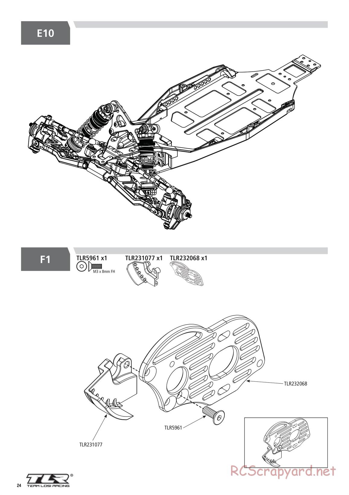 Team Losi - TLR 22 5.0 DC Elite Race - Manual - Page 24