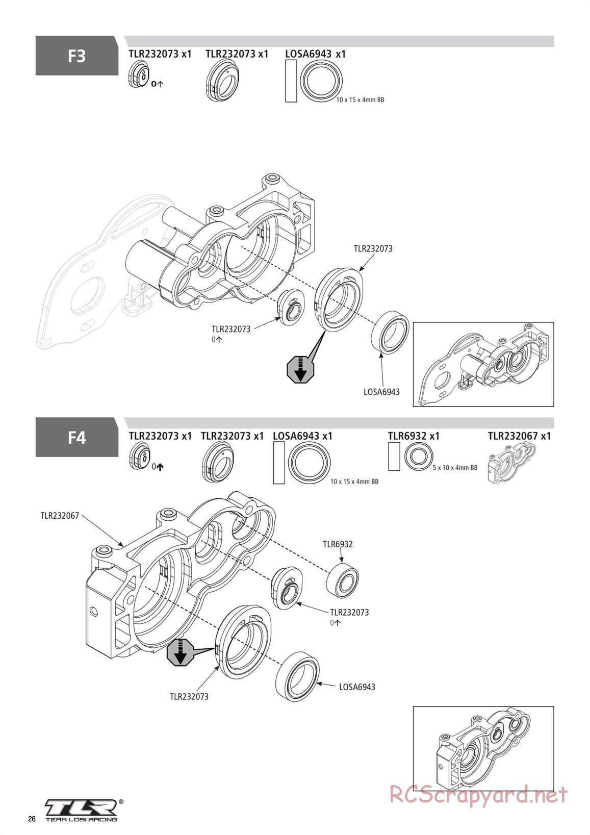 Team Losi - TLR 22 5.0 DC Elite Race - Manual - Page 26