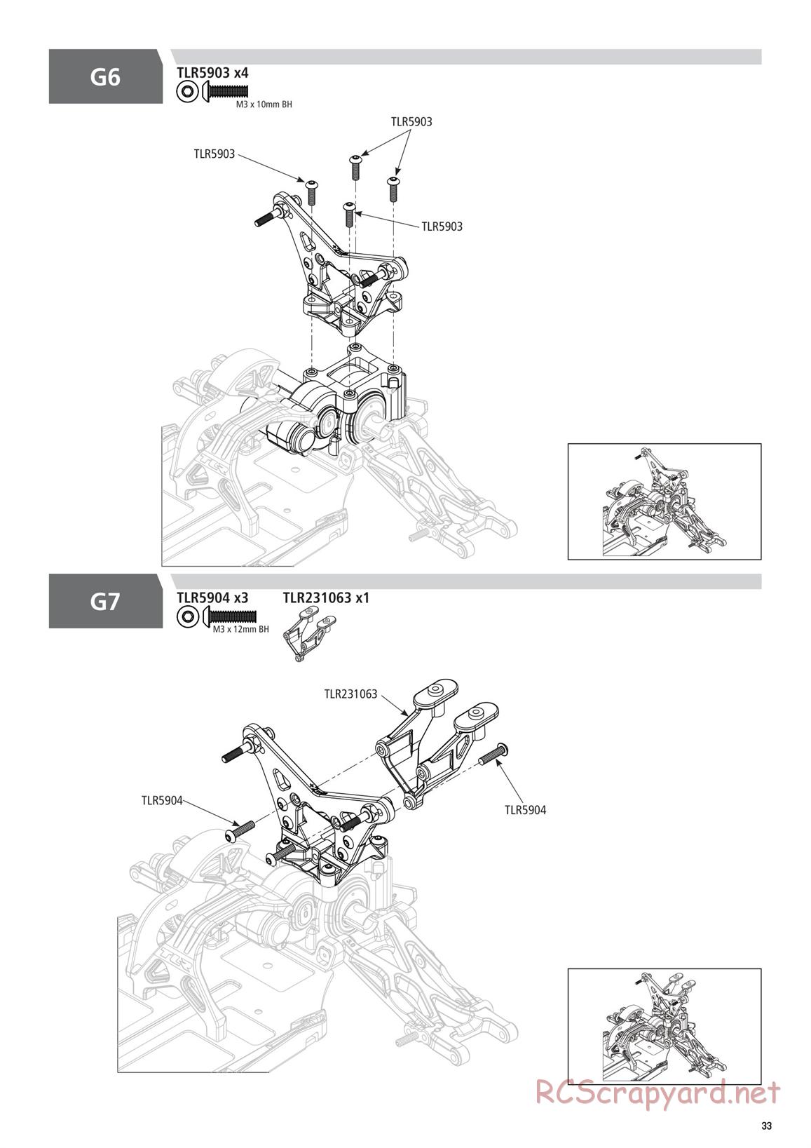 Team Losi - TLR 22 5.0 DC Elite Race - Manual - Page 33