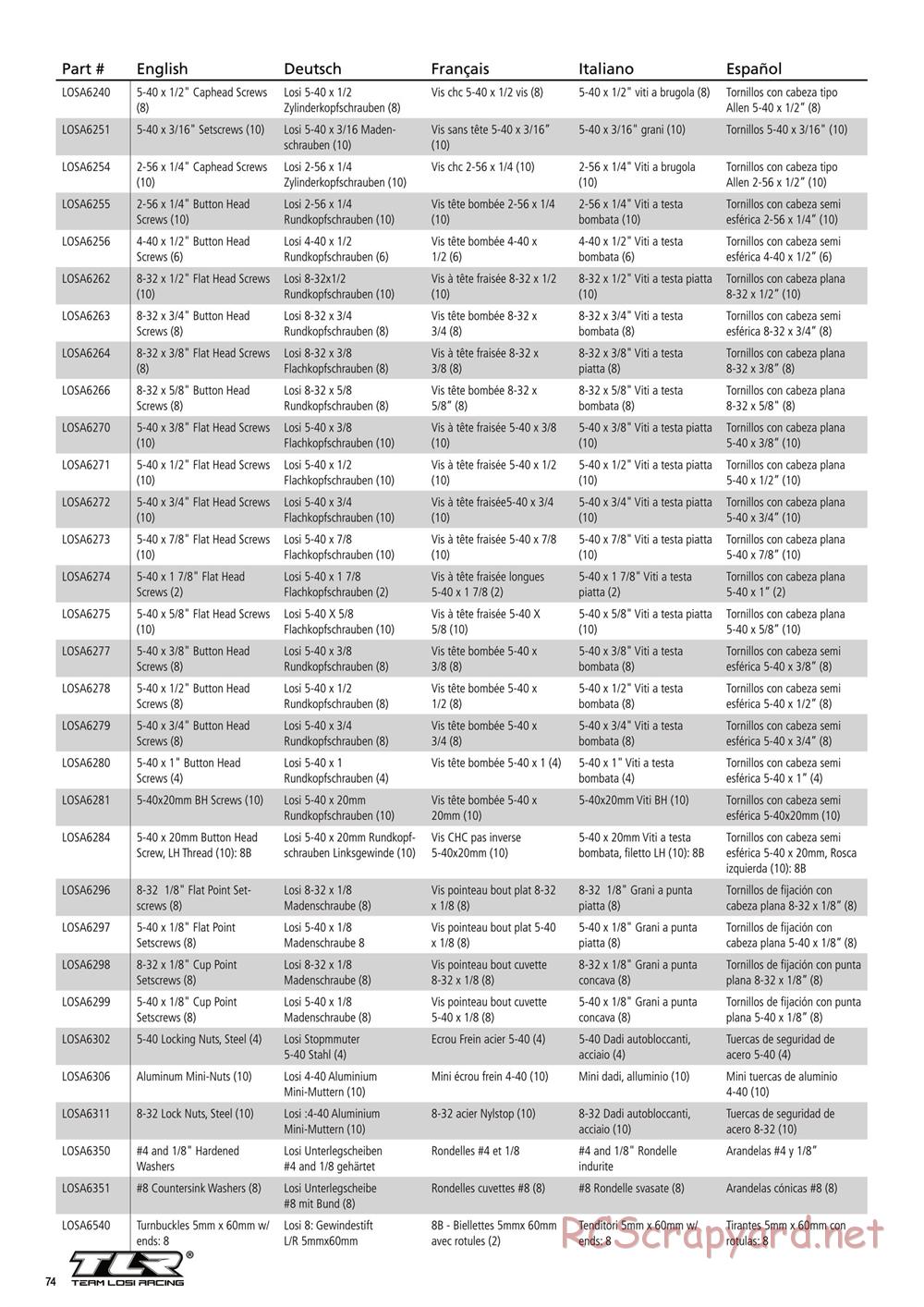 Team Losi - 8IGHT 3.0 - Manual - Page 6