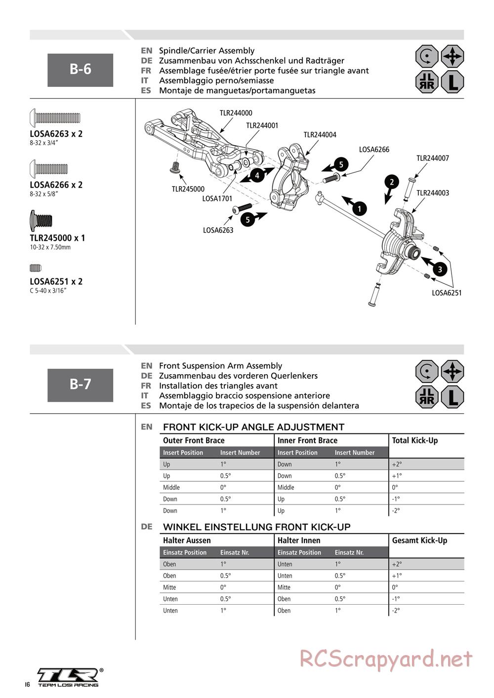 Team Losi - 8IGHT 3.0 - Manual - Page 16