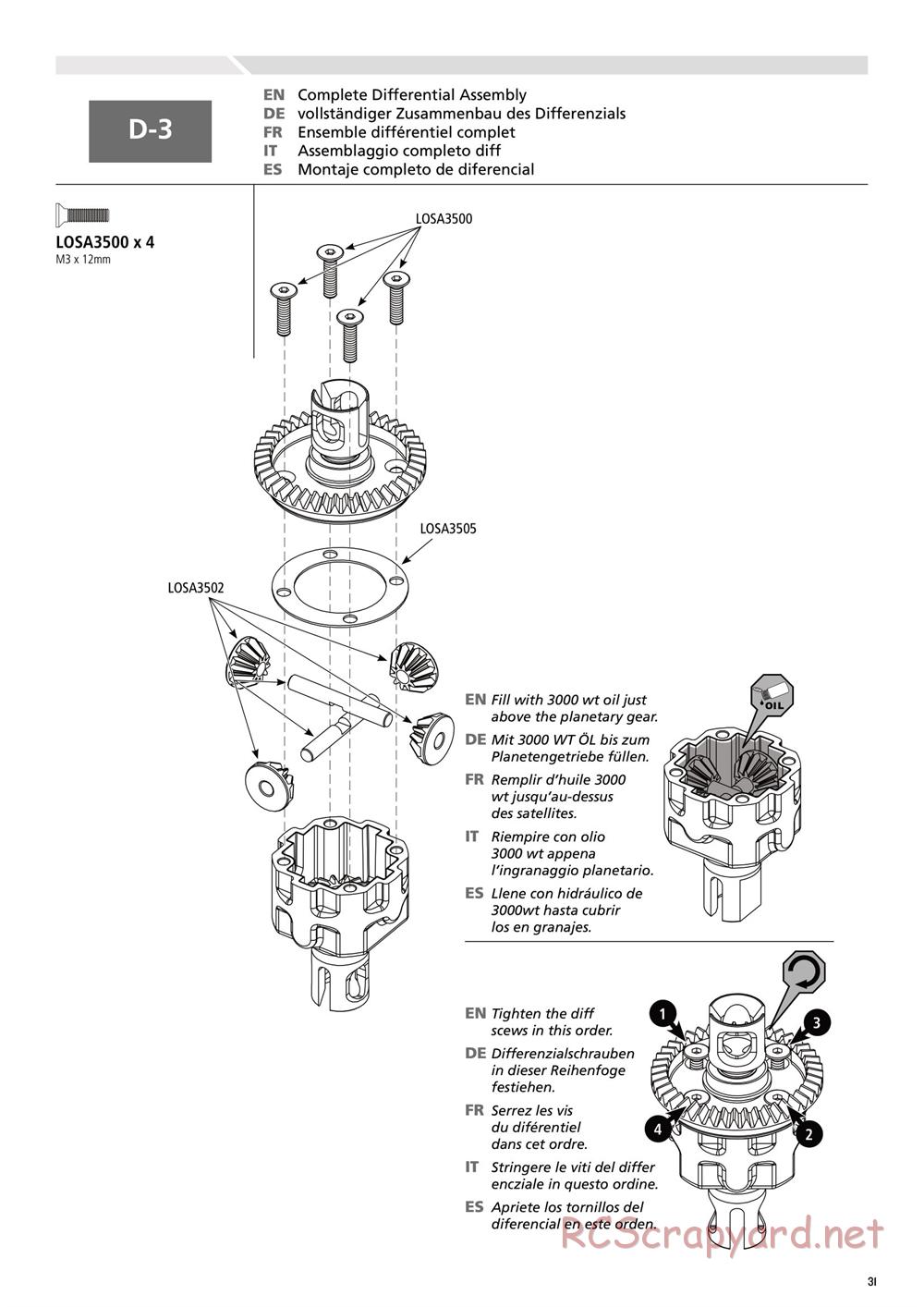 Team Losi - 8IGHT 3.0 - Manual - Page 31