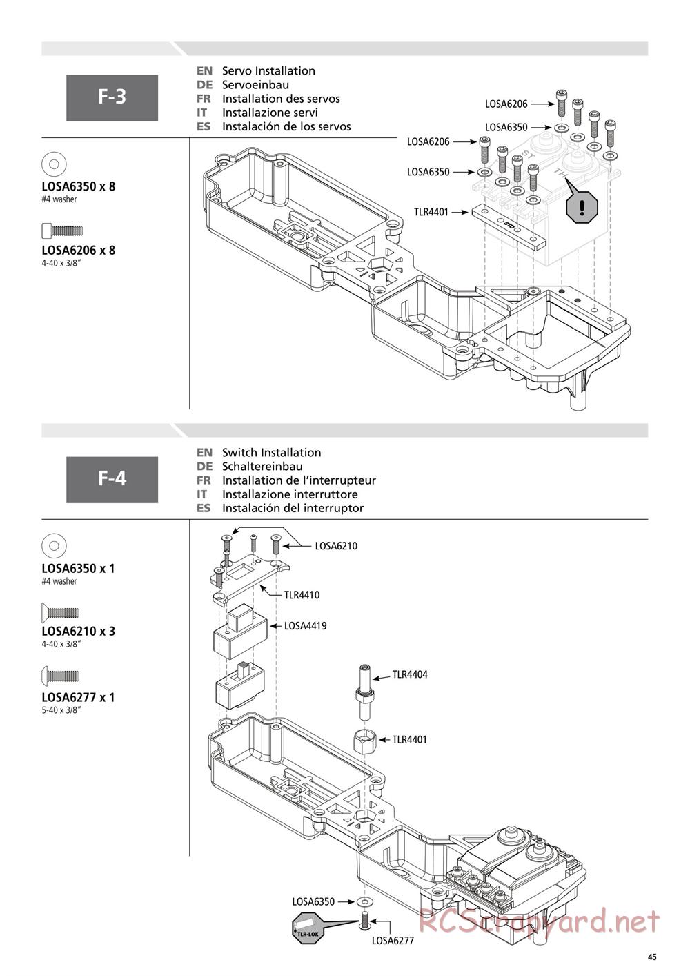 Team Losi - 8IGHT 3.0 - Manual - Page 45