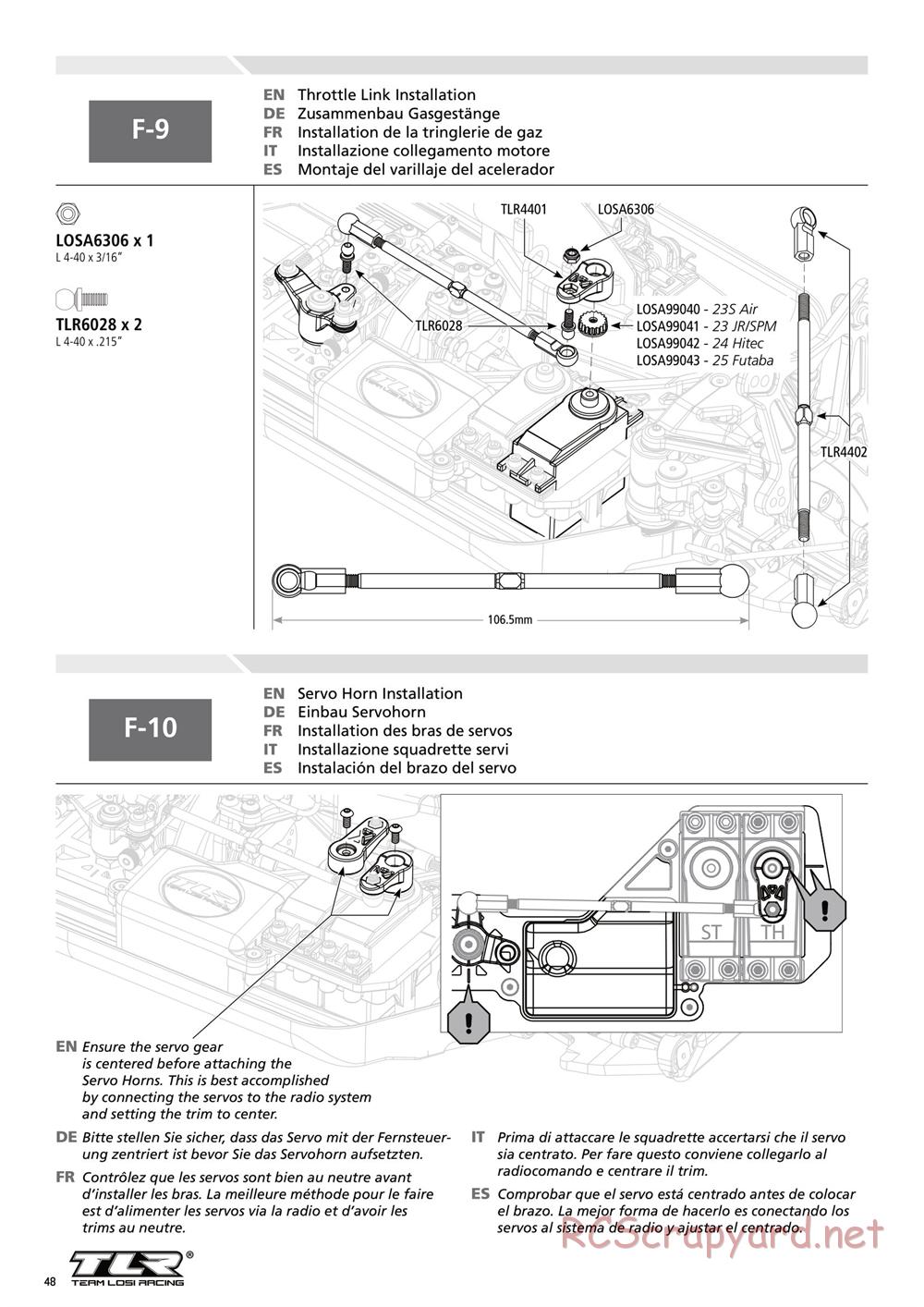 Team Losi - 8IGHT 3.0 - Manual - Page 48