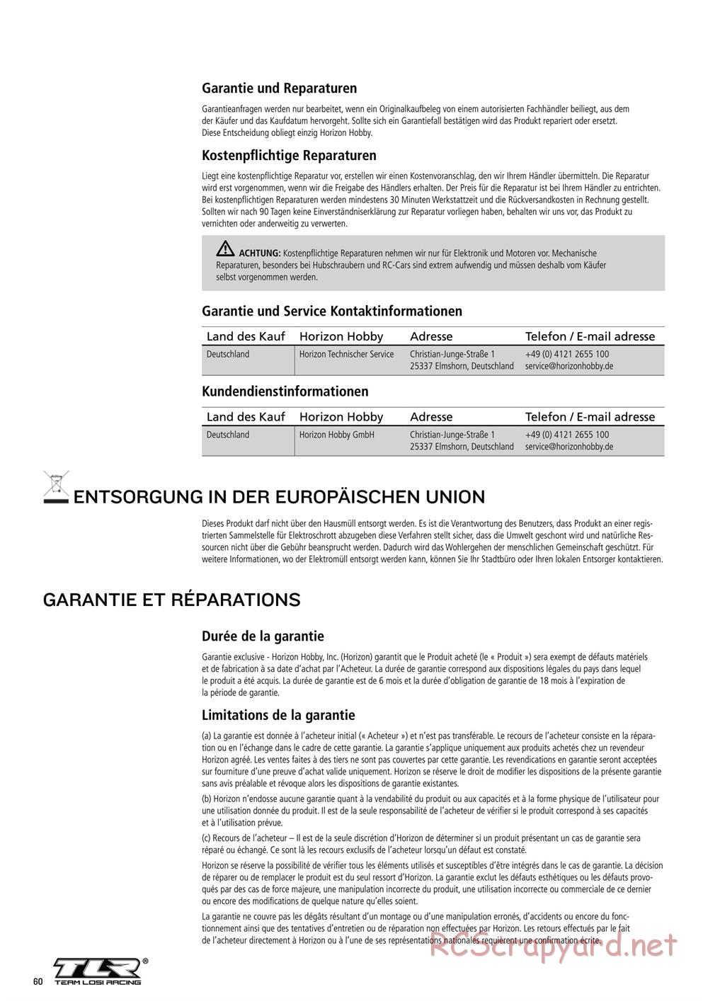 Team Losi - 8IGHT 3.0 - Manual - Page 60