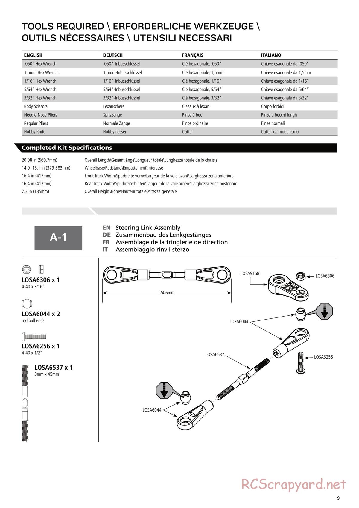 Team Losi - 8ight-T 3.0 Race - Manual - Page 9