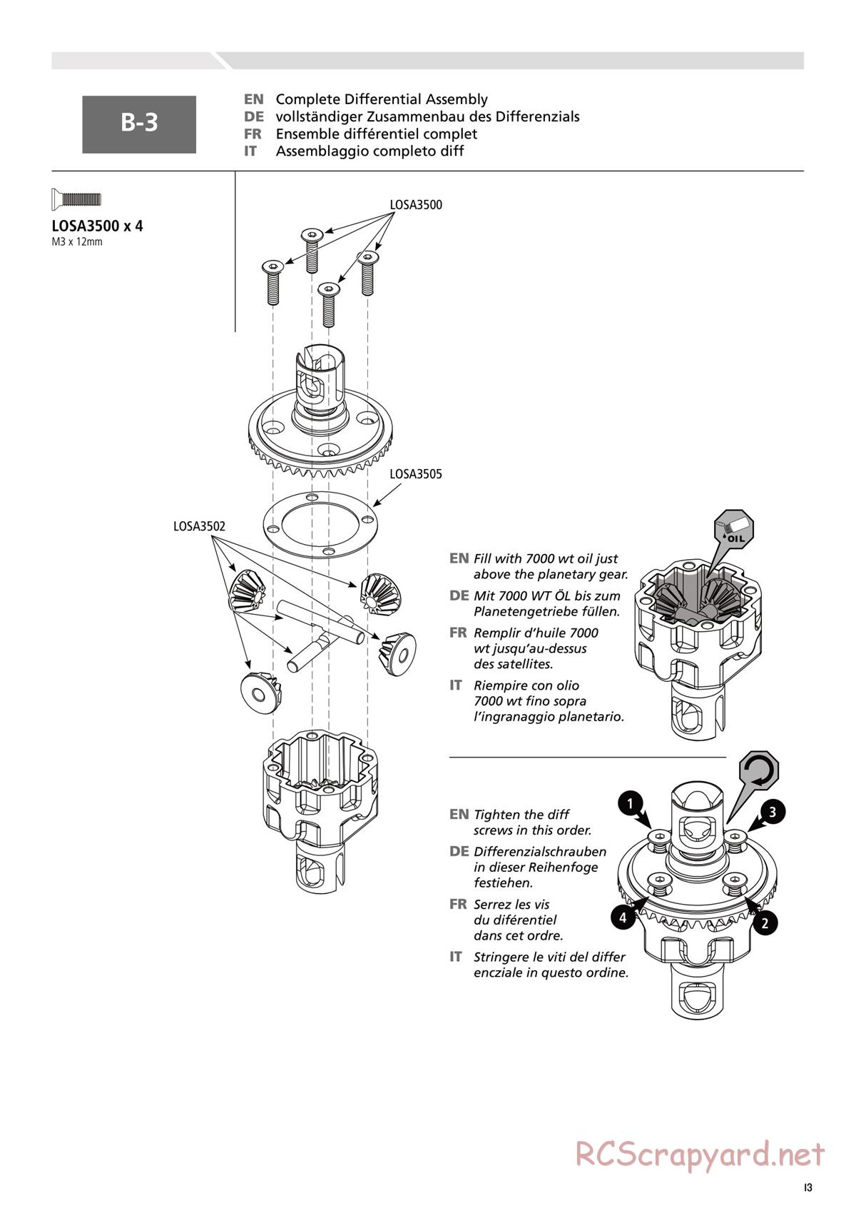 Team Losi - 8ight-T 3.0 Race - Manual - Page 13