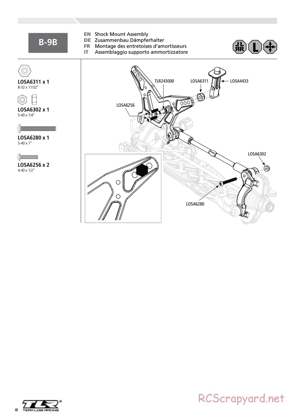 Team Losi - 8ight-T 3.0 Race - Manual - Page 18