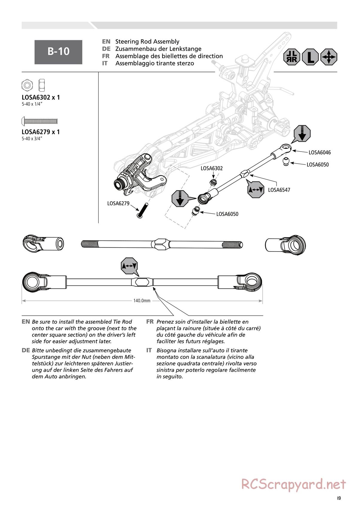 Team Losi - 8ight-T 3.0 Race - Manual - Page 19