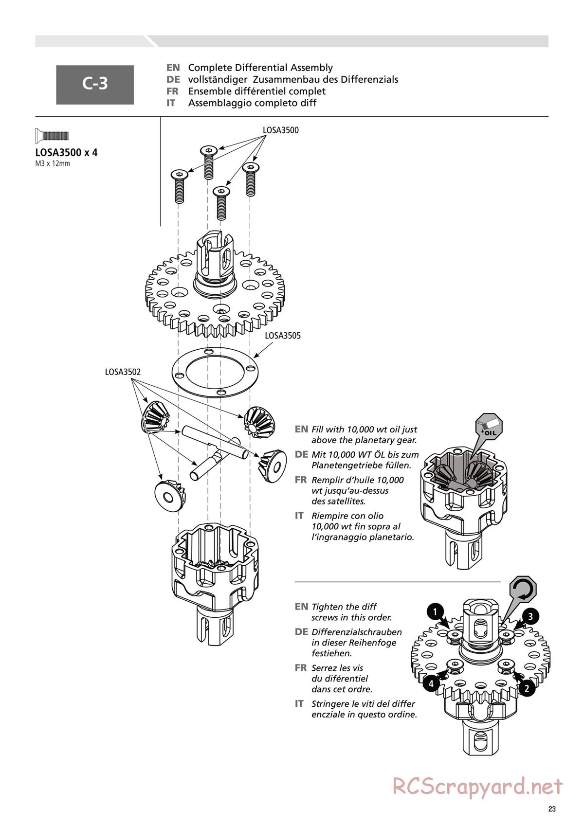 Team Losi - 8ight-T 3.0 Race - Manual - Page 23