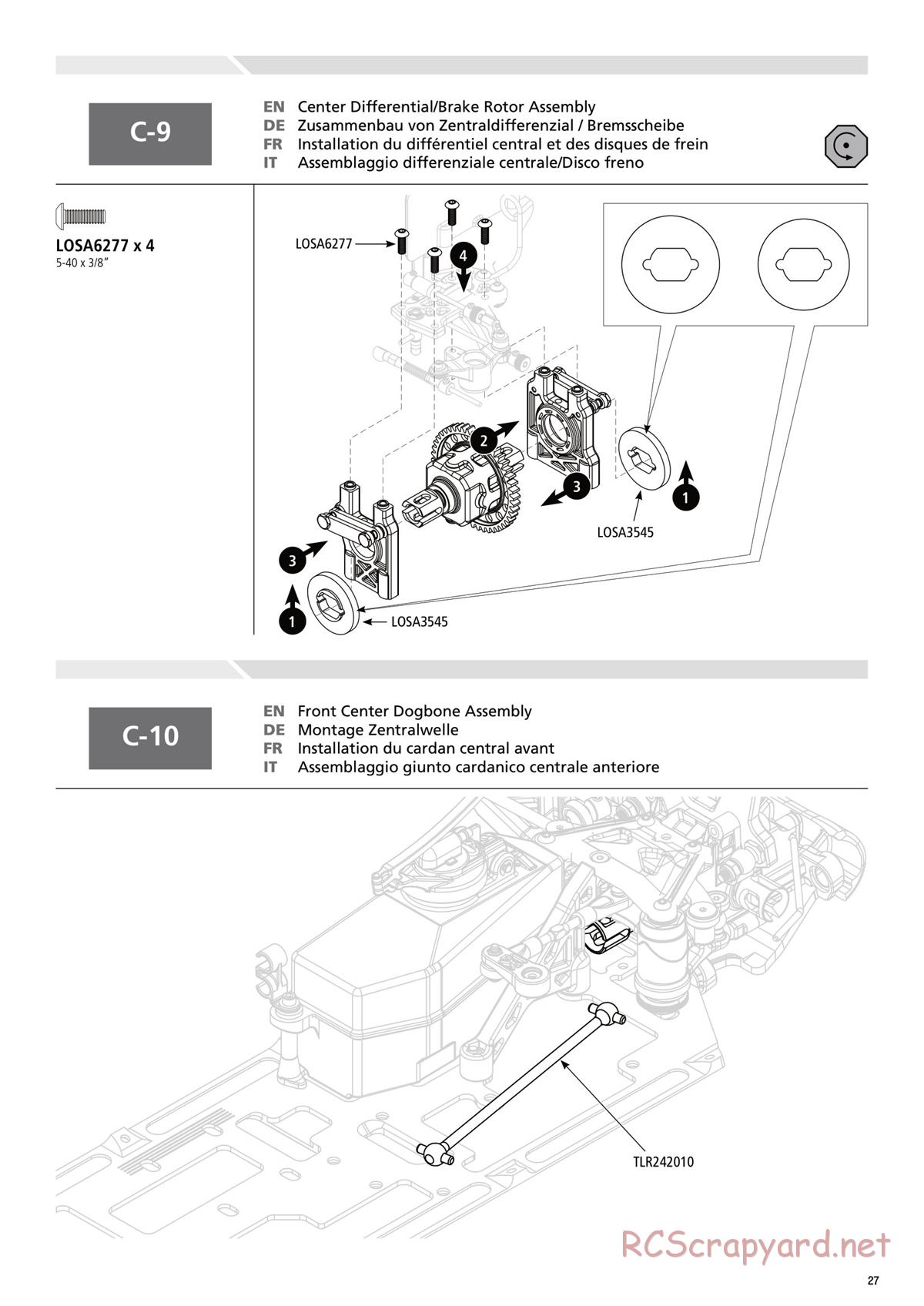 Team Losi - 8ight-T 3.0 Race - Manual - Page 27