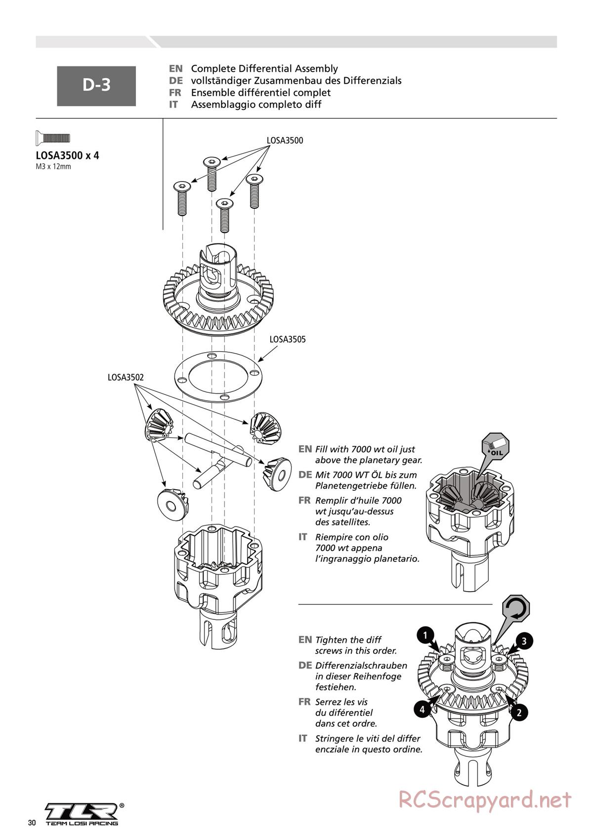 Team Losi - 8ight-T 3.0 Race - Manual - Page 30