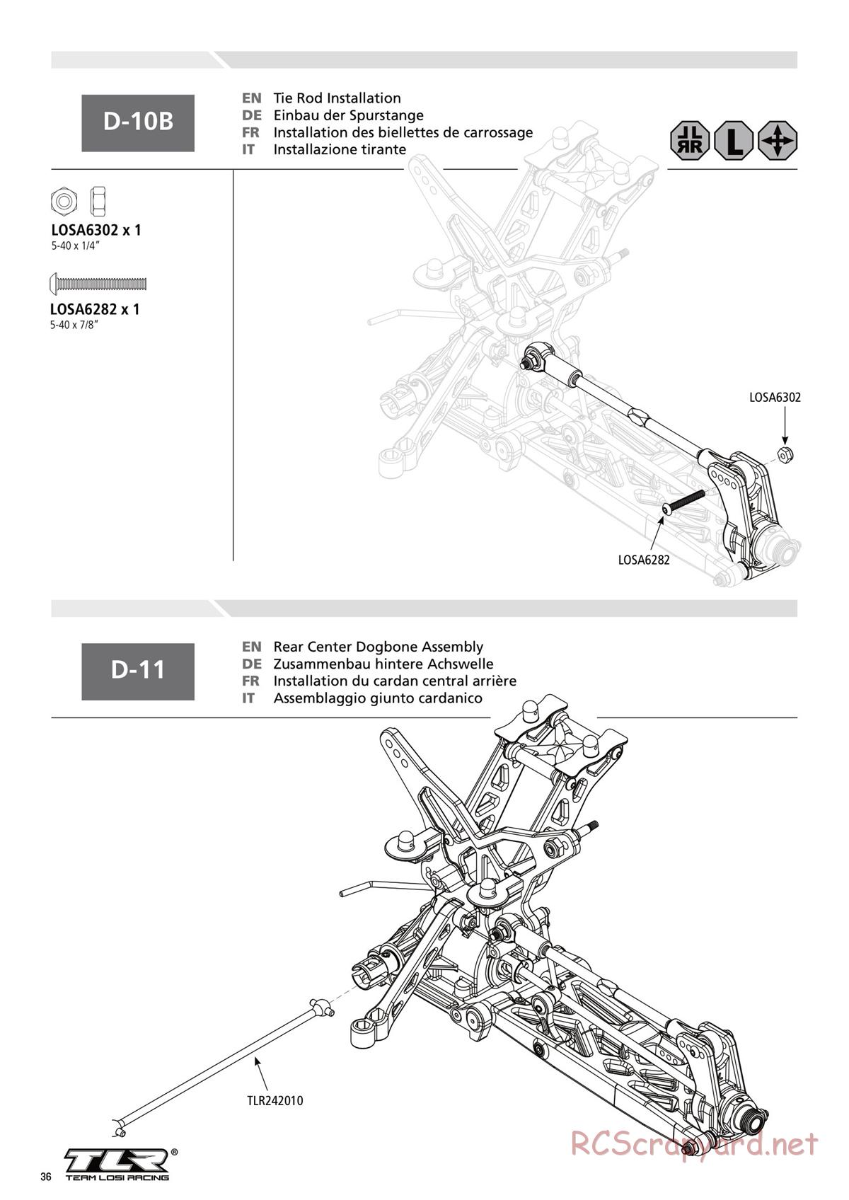 Team Losi - 8ight-T 3.0 Race - Manual - Page 36