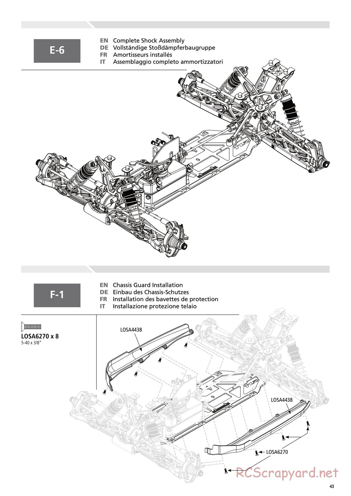 Team Losi - 8ight-T 3.0 Race - Manual - Page 43