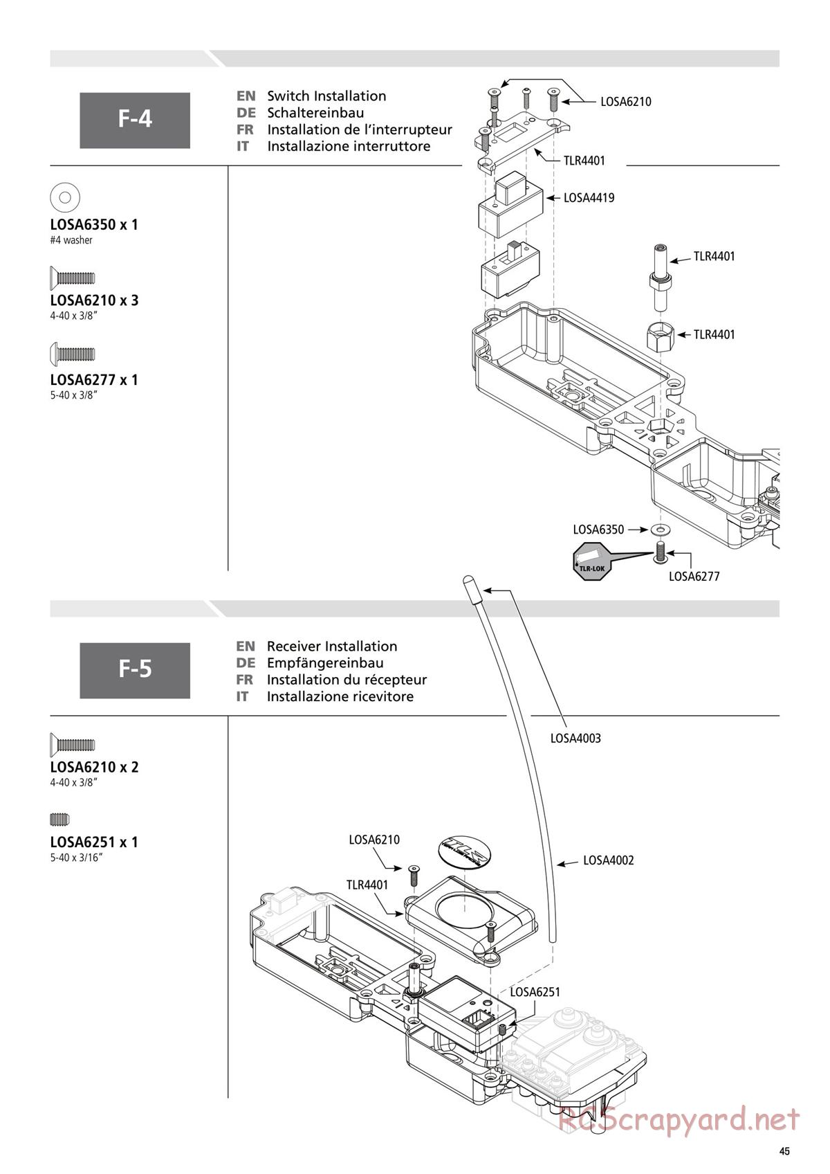 Team Losi - 8ight-T 3.0 Race - Manual - Page 45