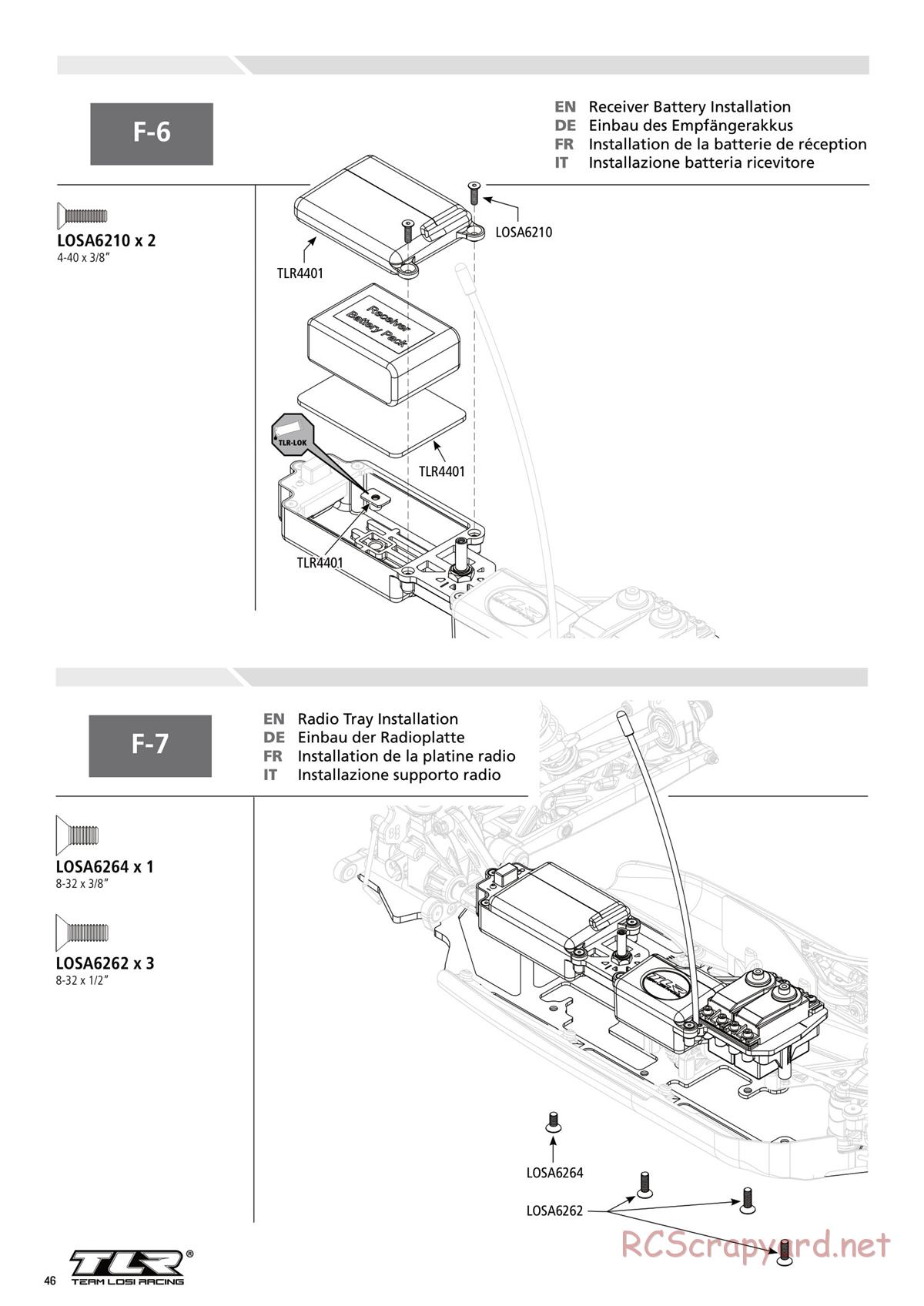 Team Losi - 8ight-T 3.0 Race - Manual - Page 46