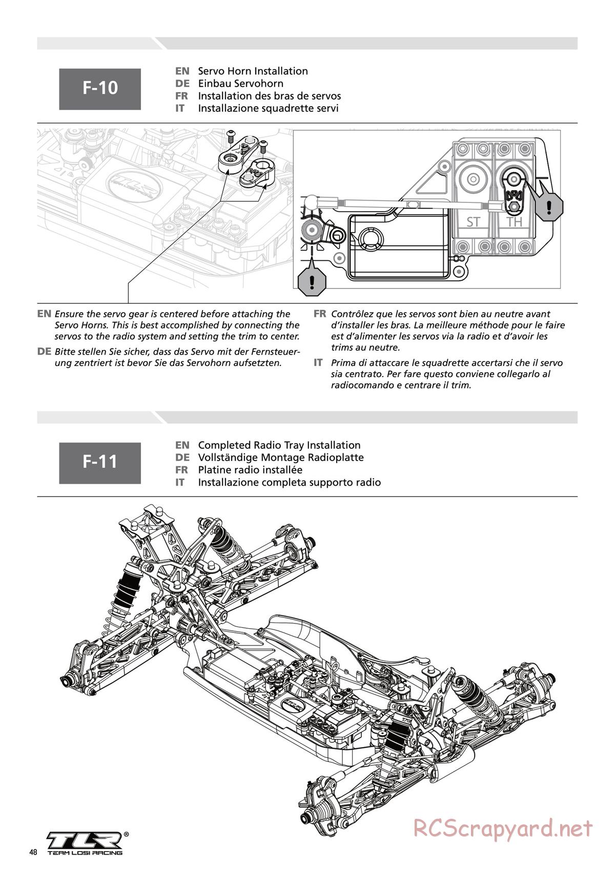 Team Losi - 8ight-T 3.0 Race - Manual - Page 48