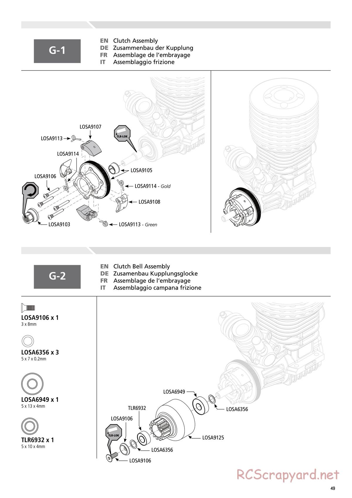 Team Losi - 8ight-T 3.0 Race - Manual - Page 49