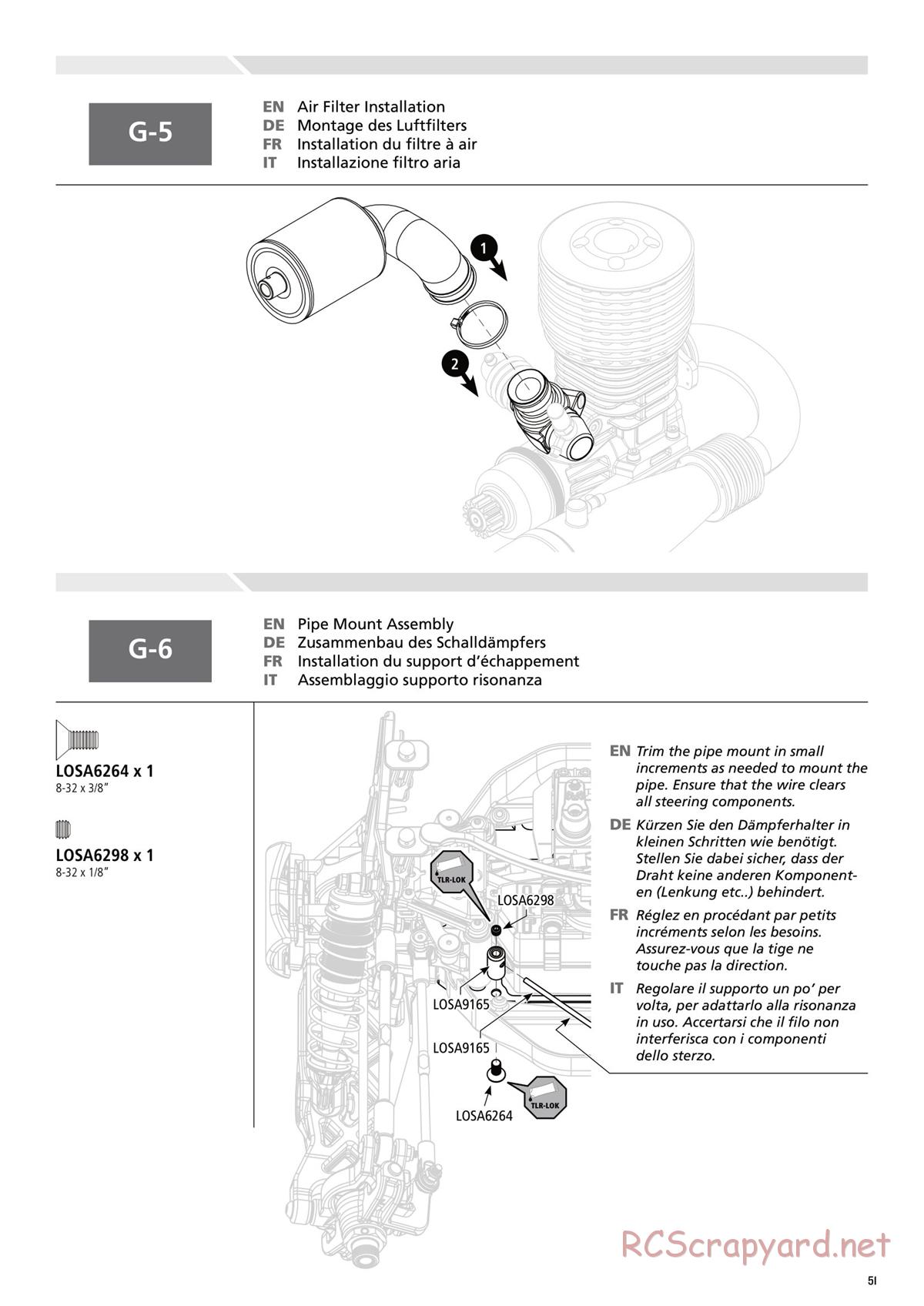 Team Losi - 8ight-T 3.0 Race - Manual - Page 51