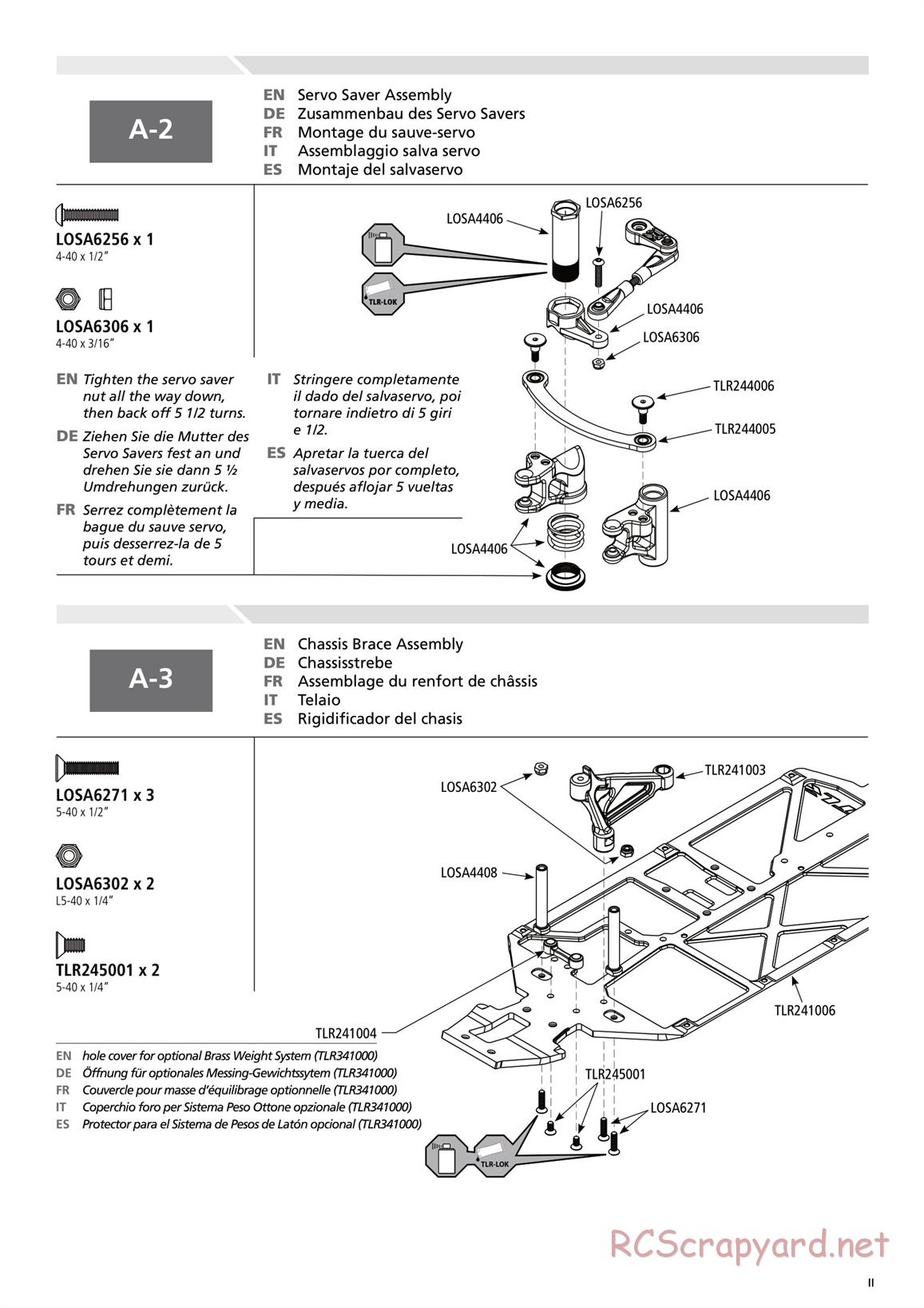 Team Losi - 8ight-E 3.0 - Manual - Page 11