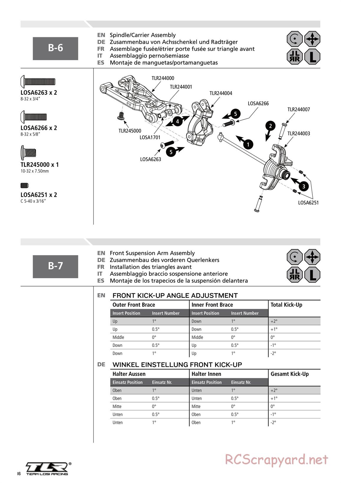 Team Losi - 8ight-E 3.0 - Manual - Page 16