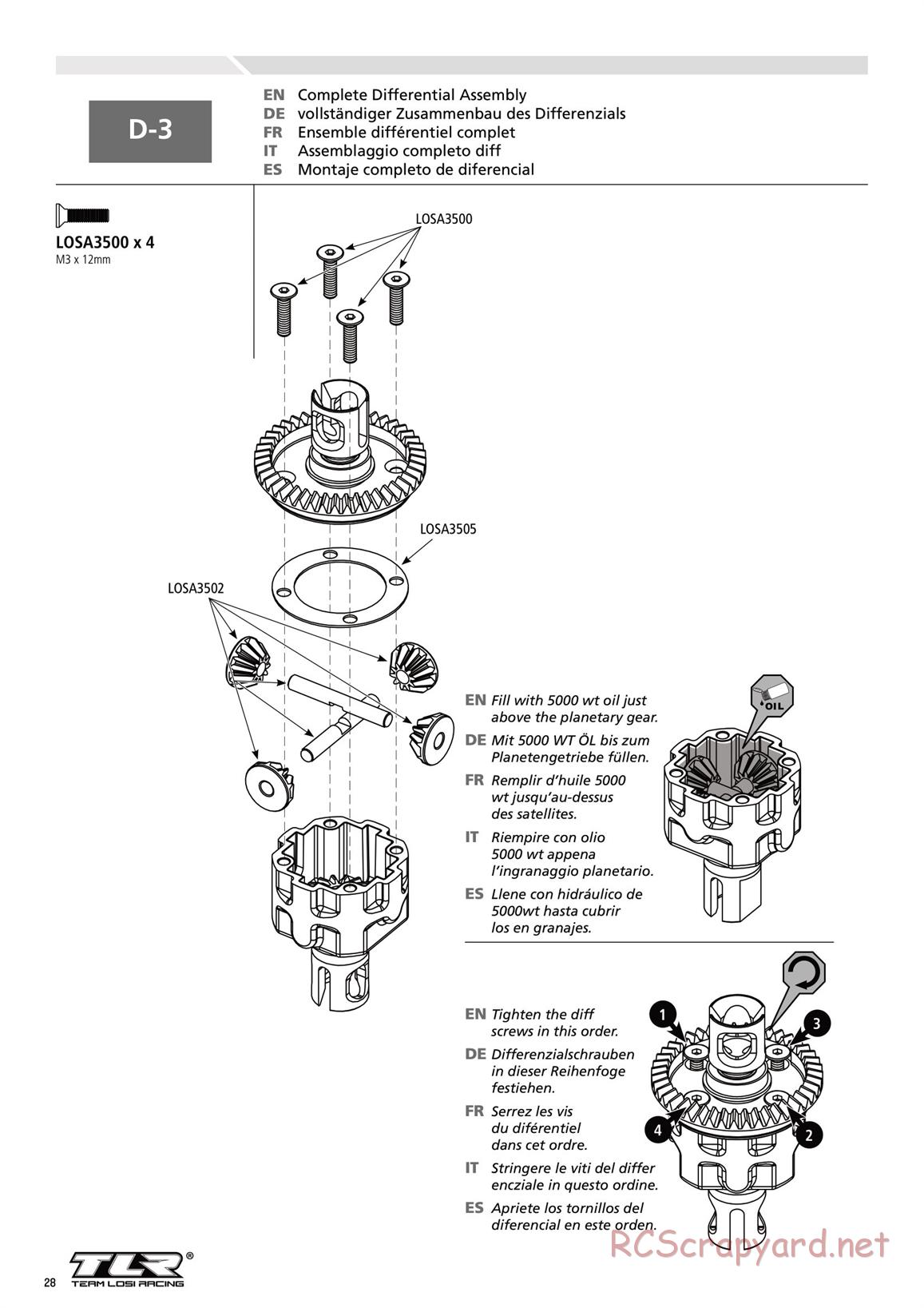 Team Losi - 8ight-E 3.0 - Manual - Page 28