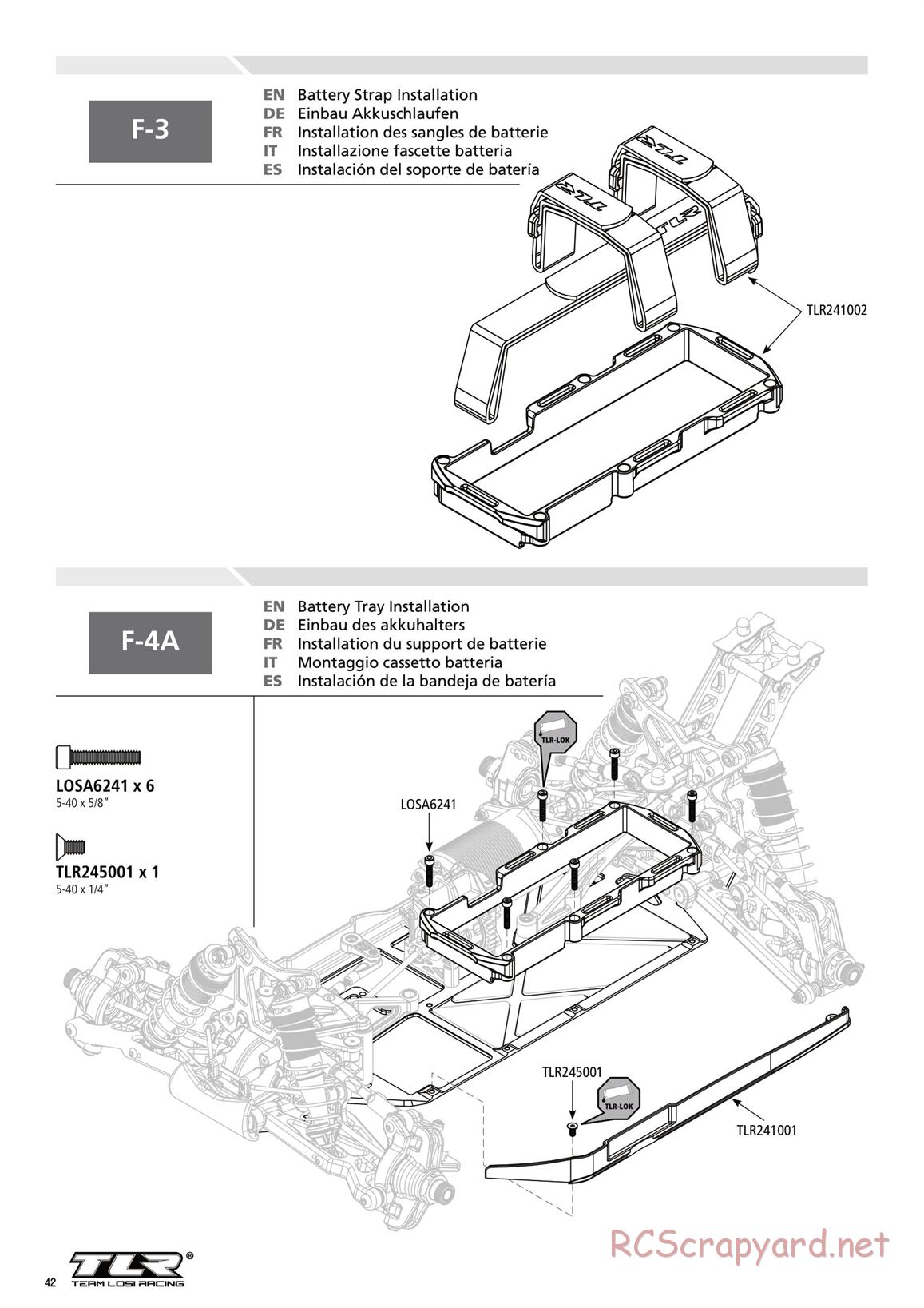 Team Losi - 8ight-E 3.0 - Manual - Page 42