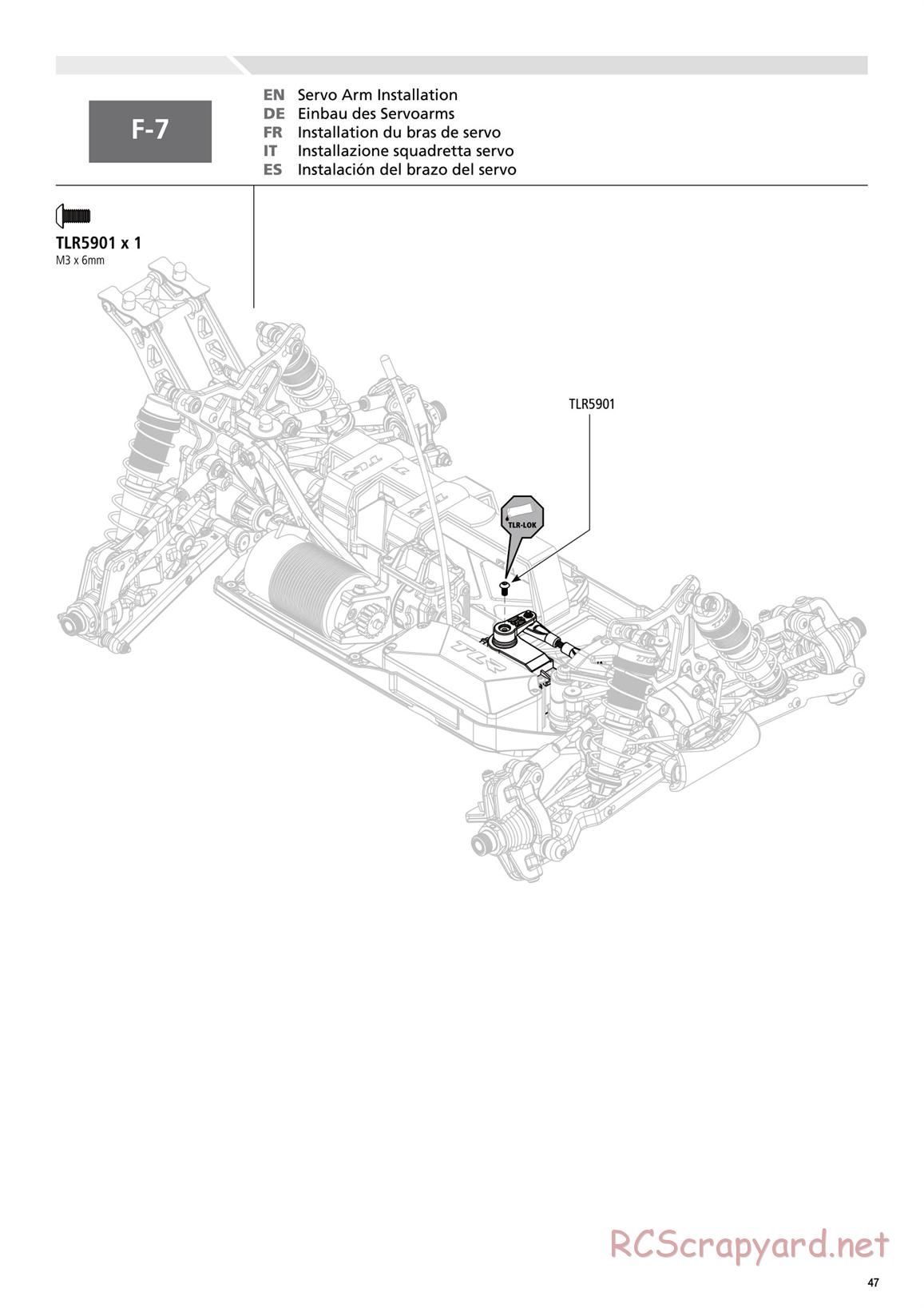 Team Losi - 8ight-E 3.0 - Manual - Page 47