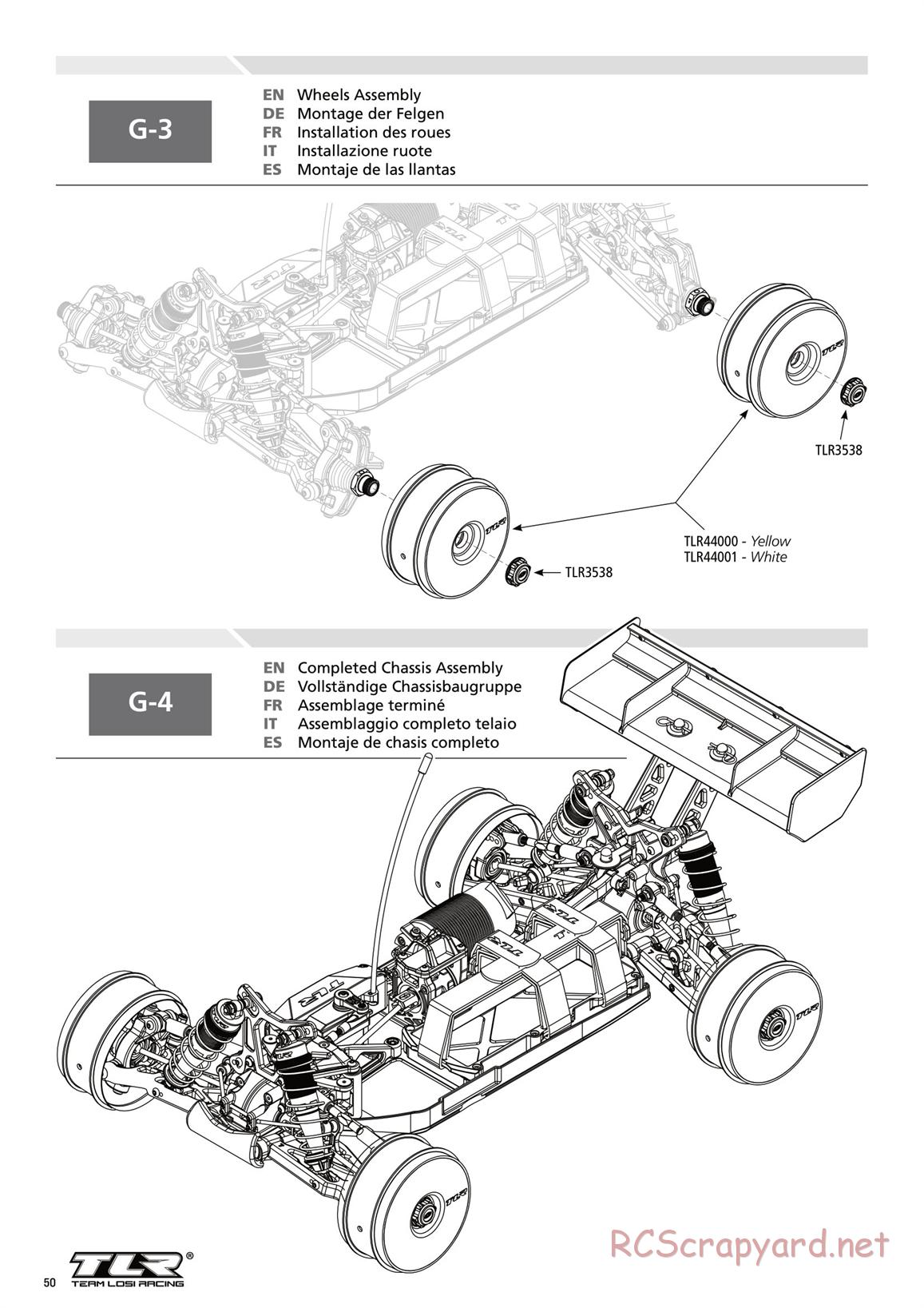 Team Losi - 8ight-E 3.0 - Manual - Page 50