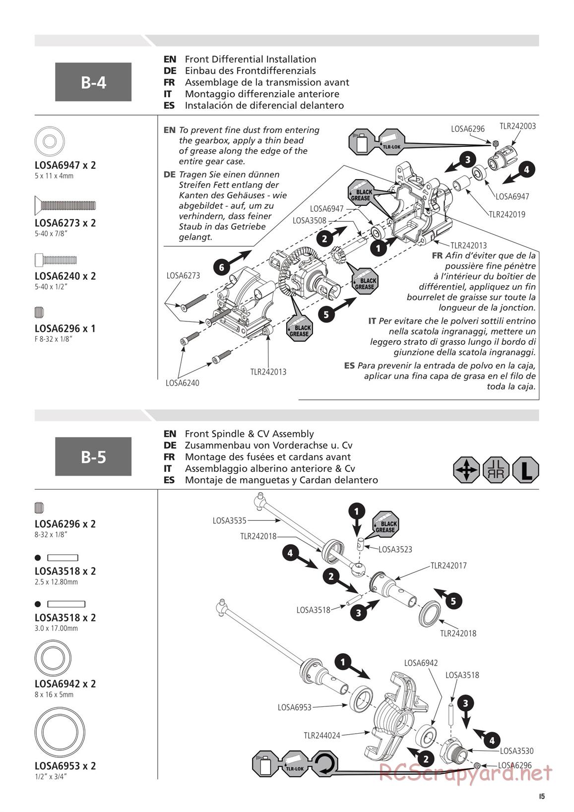 Team Losi - 8ight 4.0 Race - Manual - Page 15