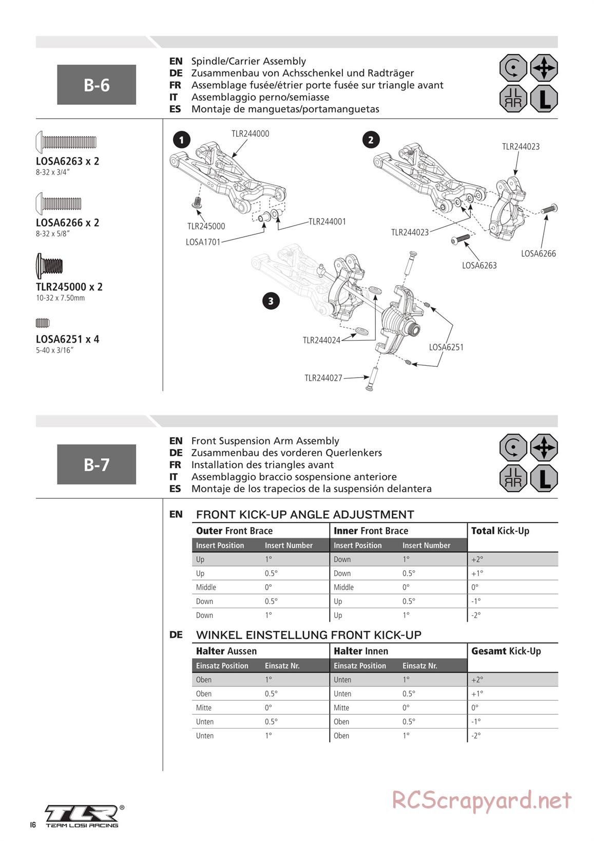 Team Losi - 8ight 4.0 Race - Manual - Page 16