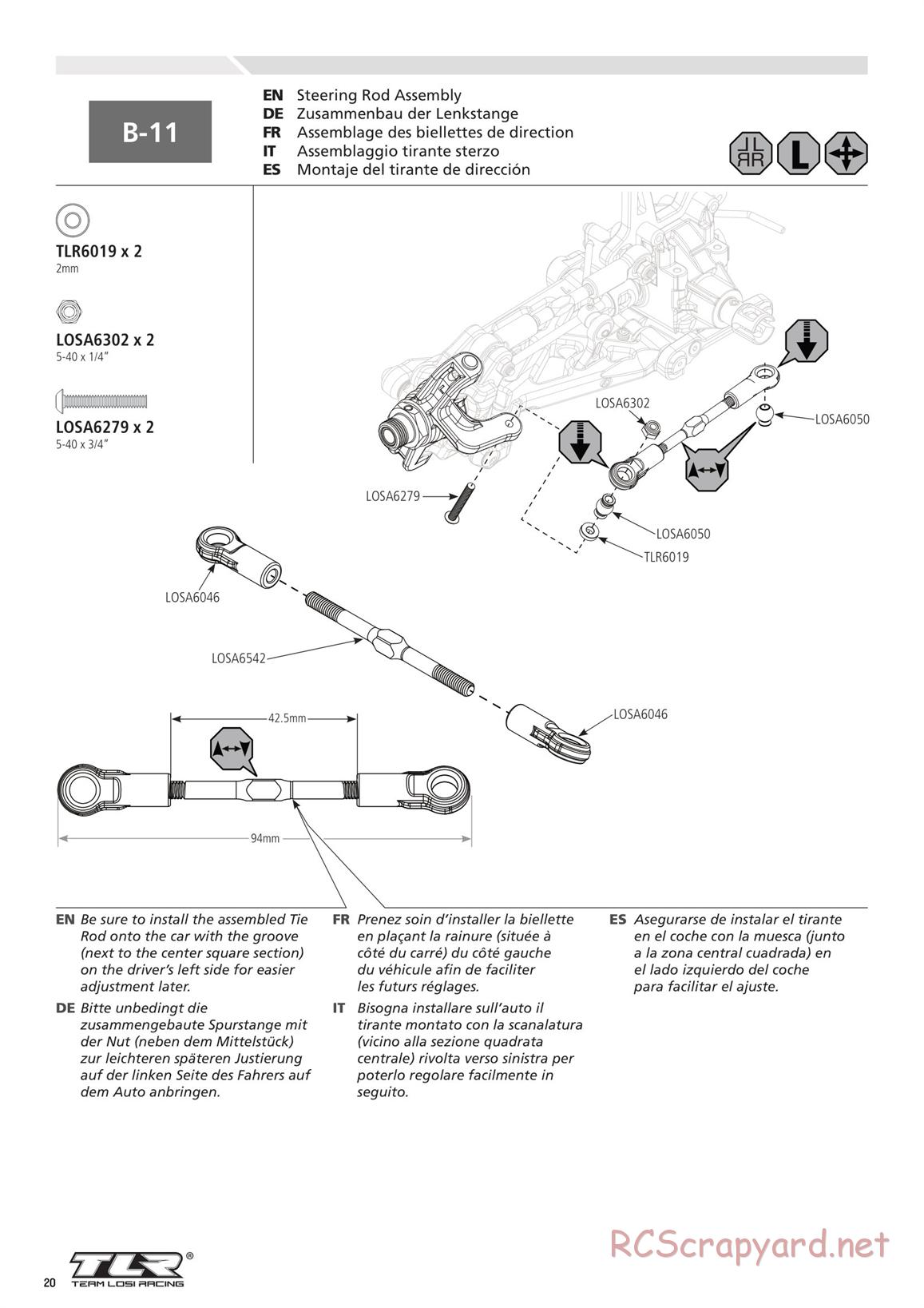 Team Losi - 8ight 4.0 Race - Manual - Page 20