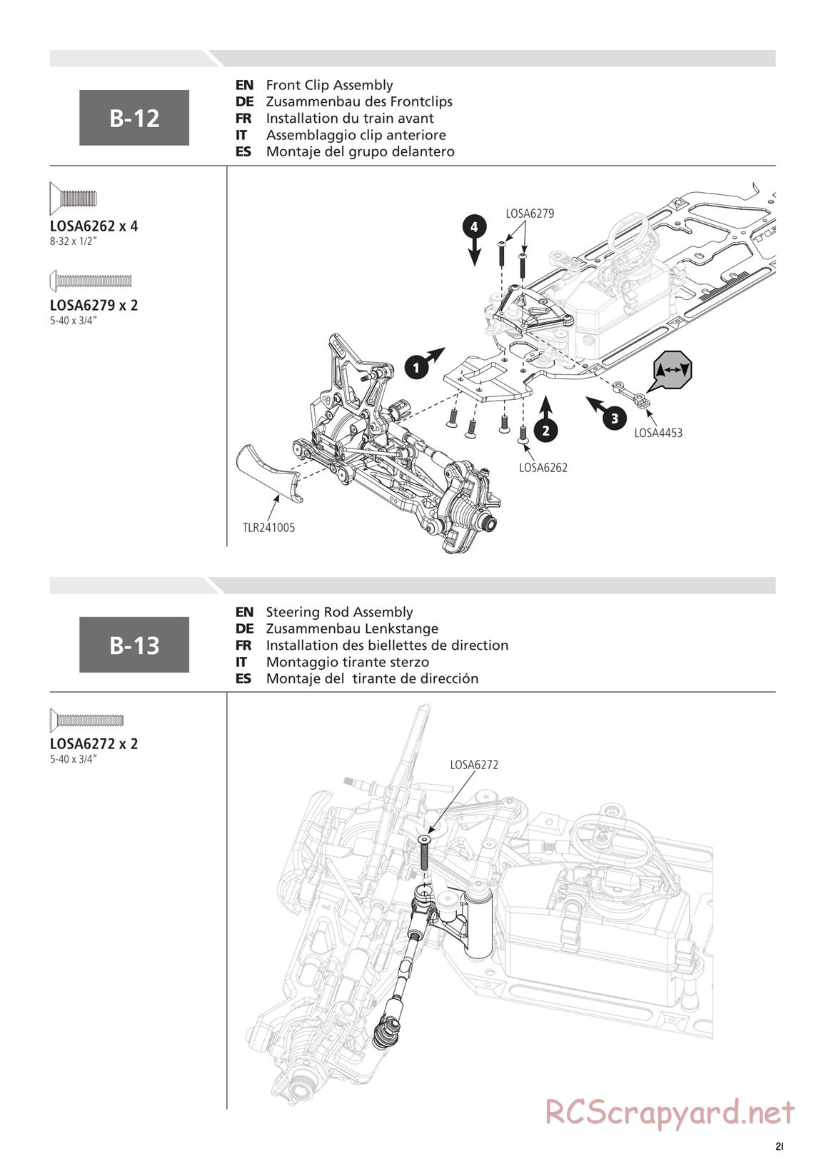 Team Losi - 8ight 4.0 Race - Manual - Page 21