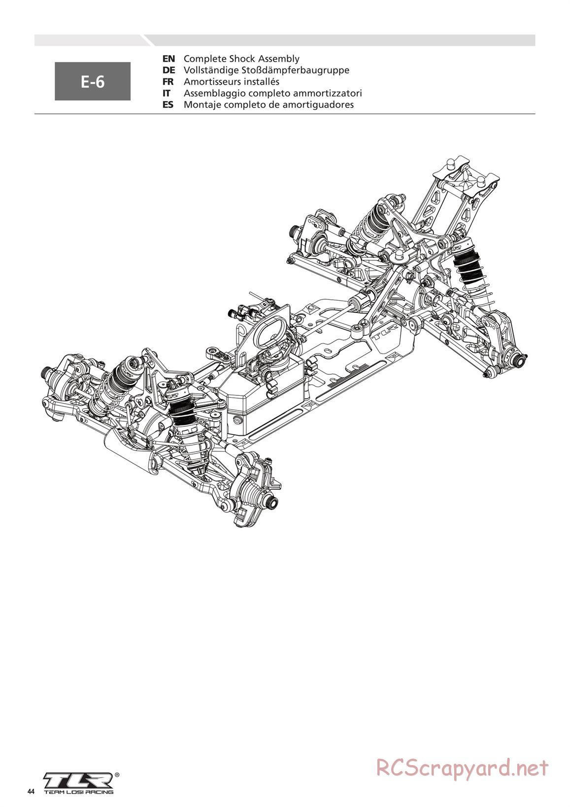 Team Losi - 8ight 4.0 Race - Manual - Page 44