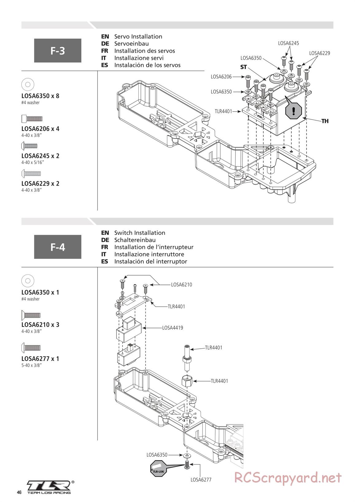 Team Losi - 8ight 4.0 Race - Manual - Page 46