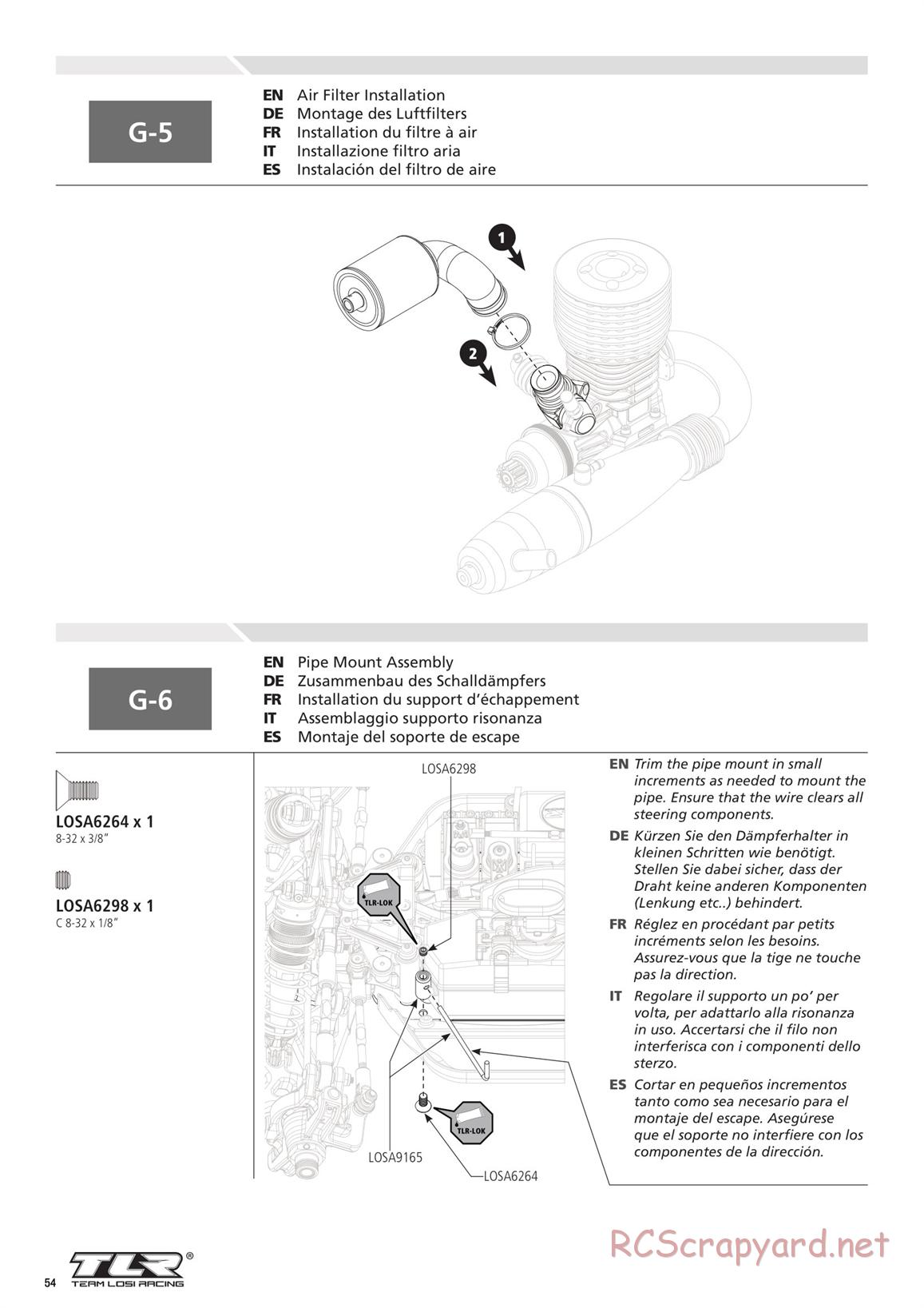 Team Losi - 8ight 4.0 Race - Manual - Page 54