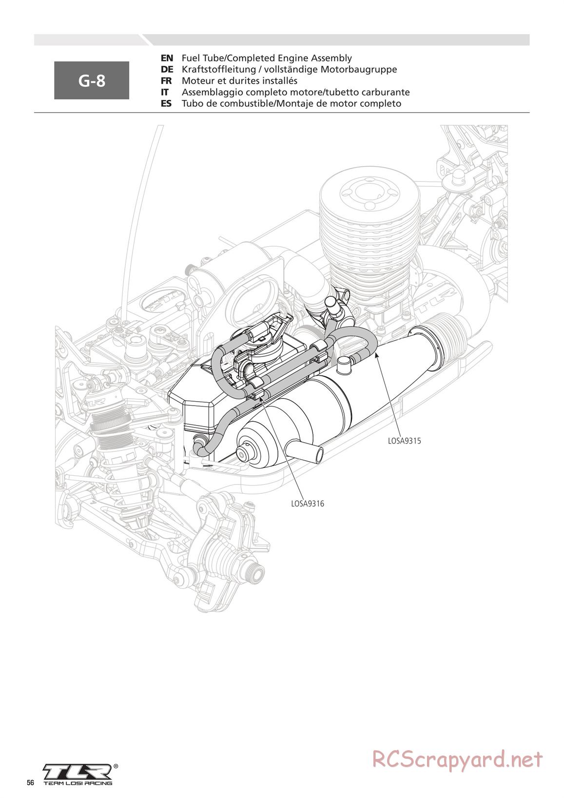 Team Losi - 8ight 4.0 Race - Manual - Page 56