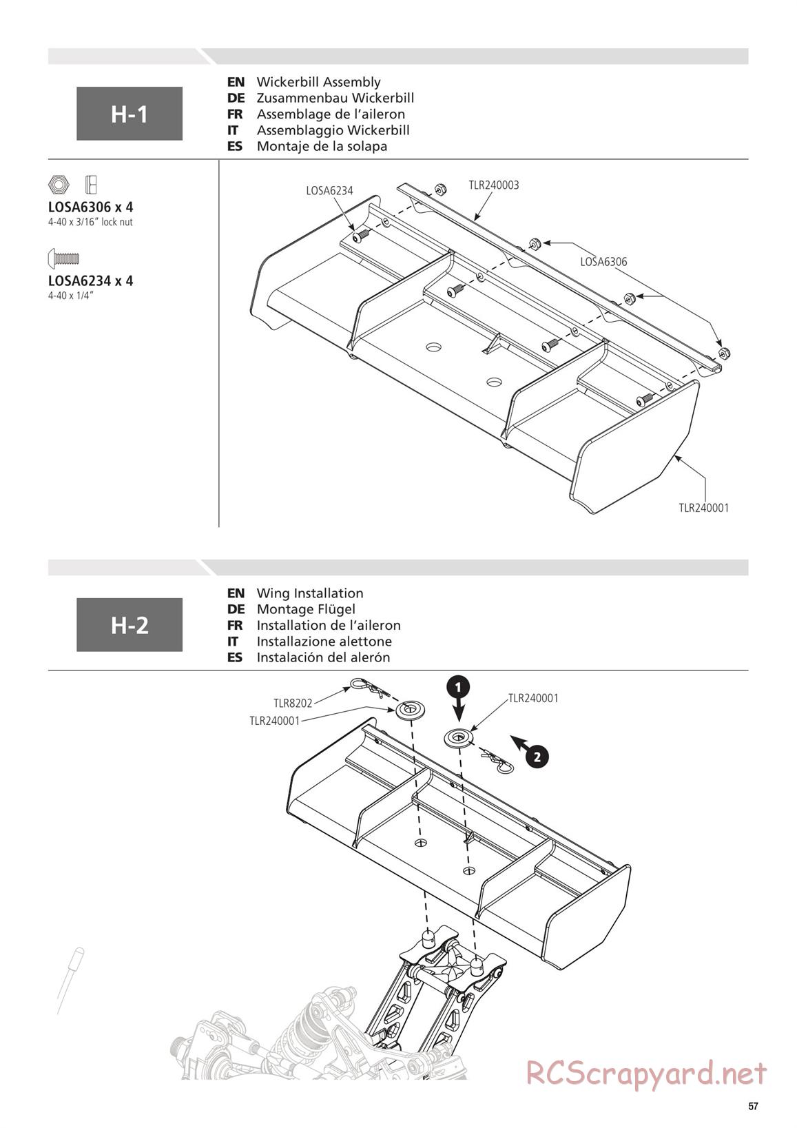 Team Losi - 8ight 4.0 Race - Manual - Page 57