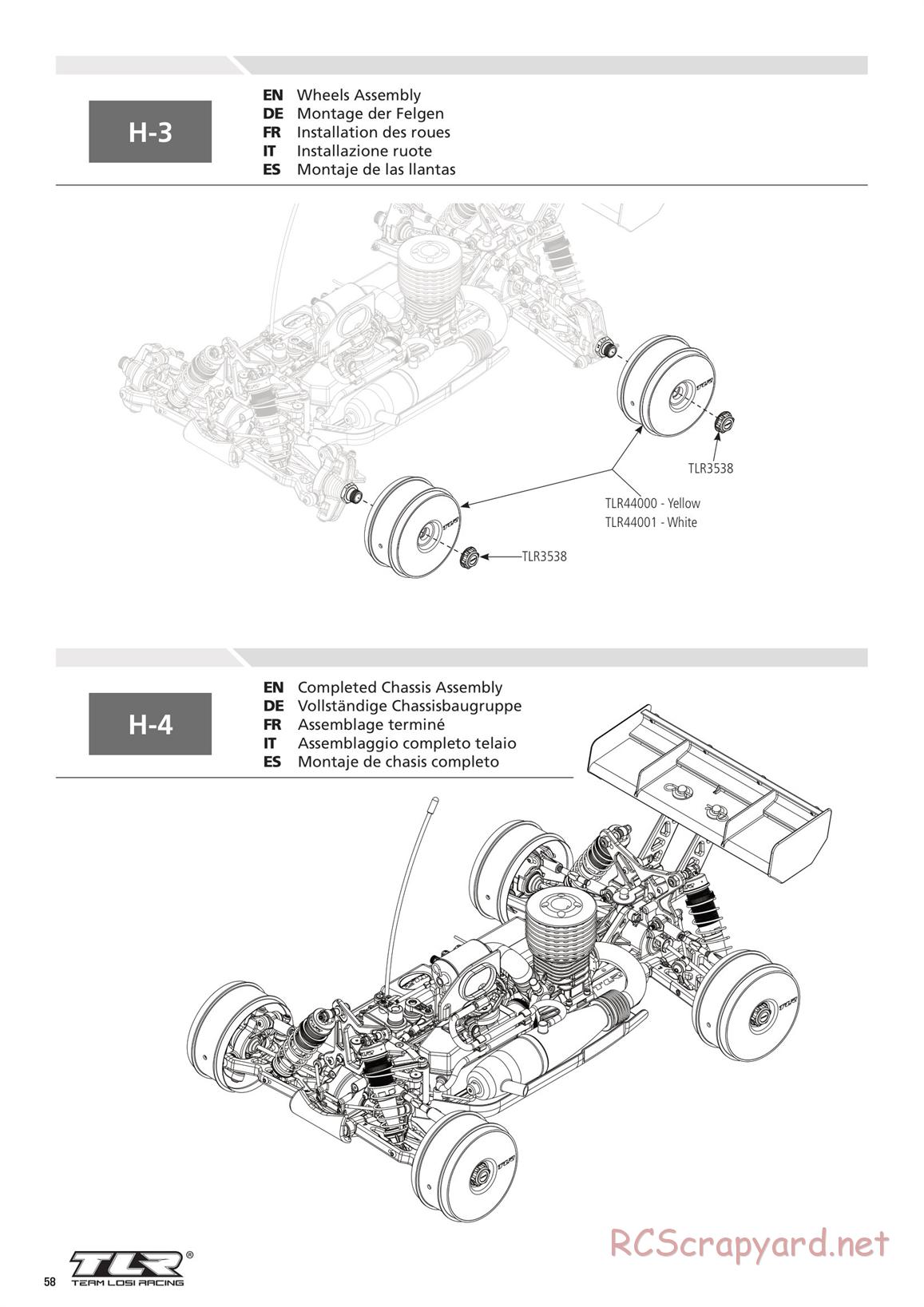 Team Losi - 8ight 4.0 Race - Manual - Page 58