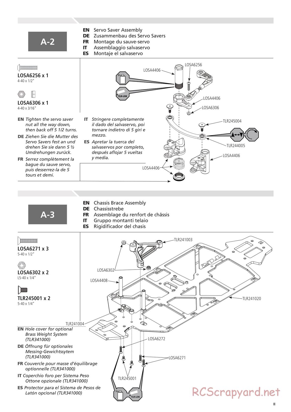 Team Losi - 8ight-E 4.0 - Manual - Page 11