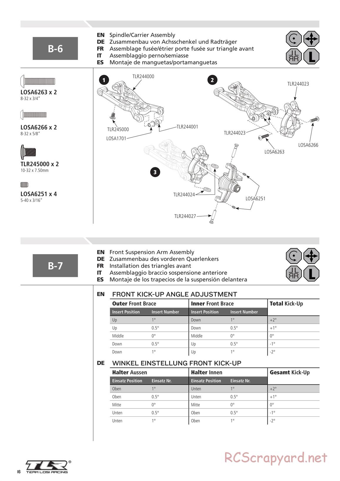 Team Losi - 8ight-E 4.0 - Manual - Page 16