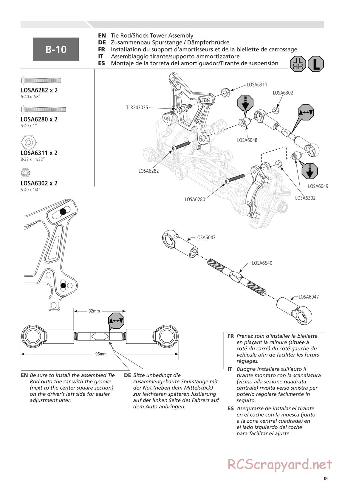 Team Losi - 8ight-E 4.0 - Manual - Page 19