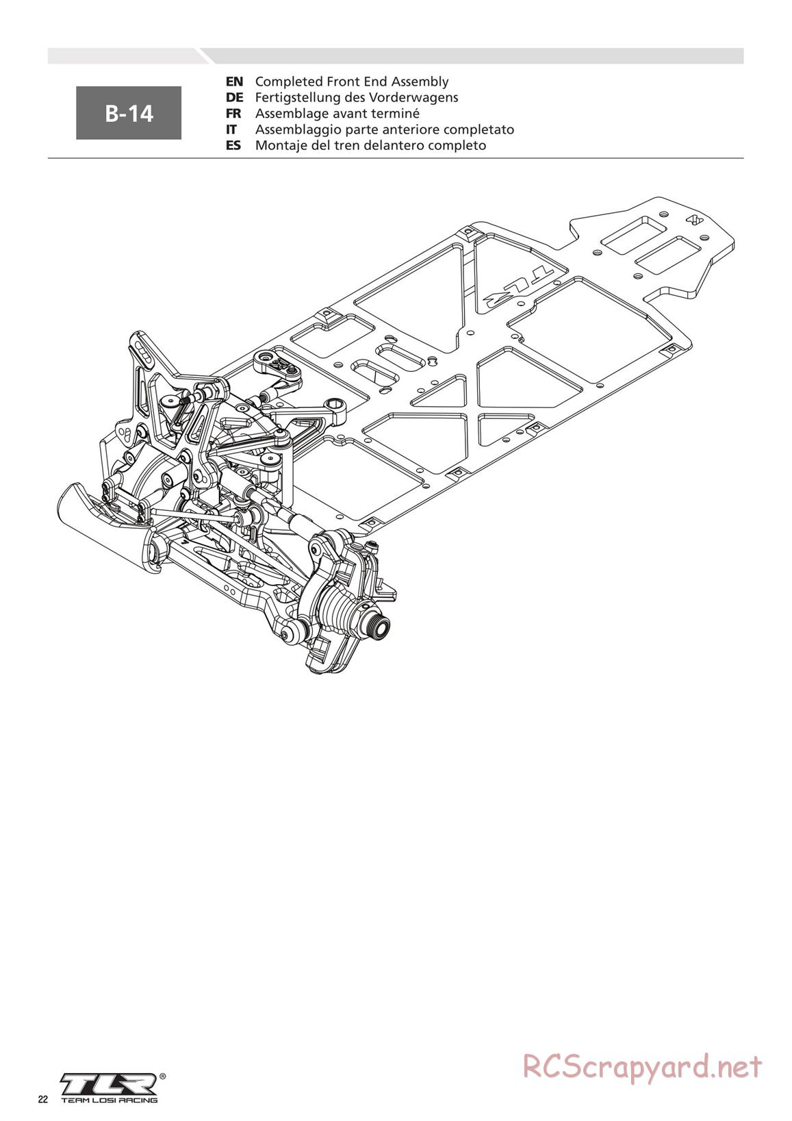 Team Losi - 8ight-E 4.0 - Manual - Page 22