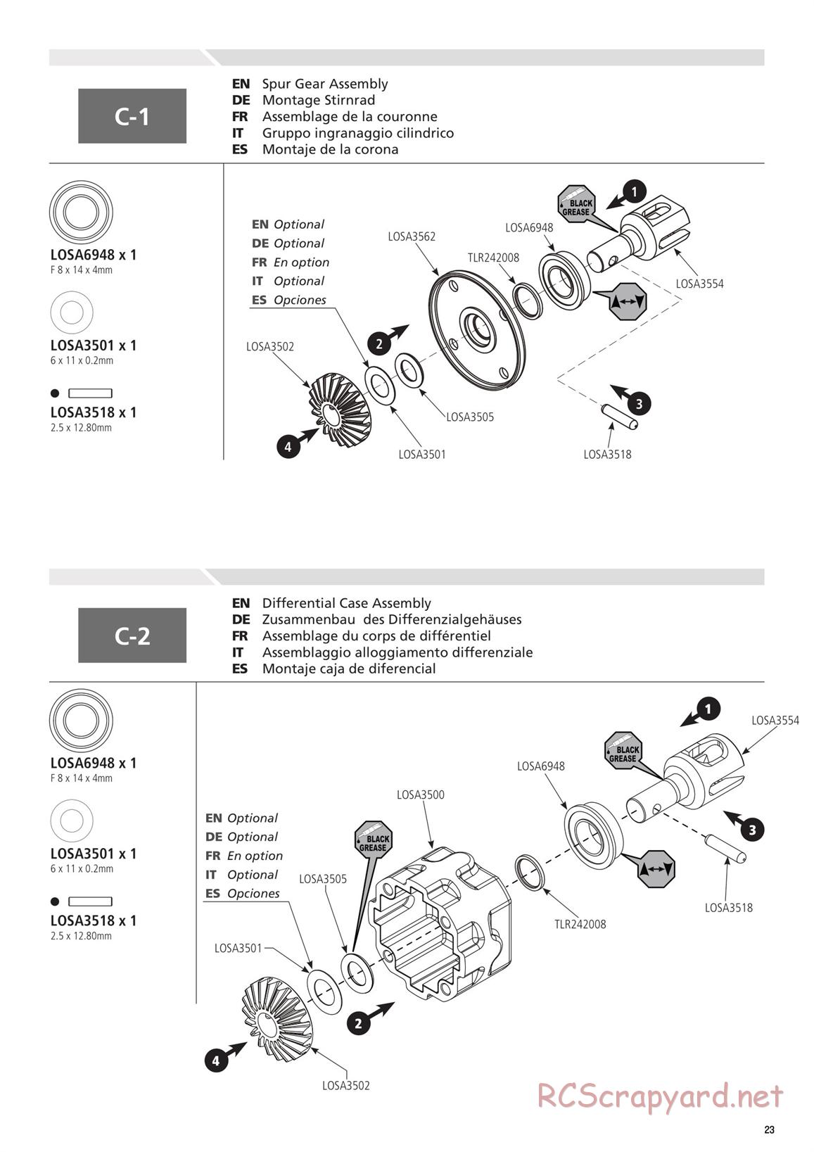 Team Losi - 8ight-E 4.0 - Manual - Page 23