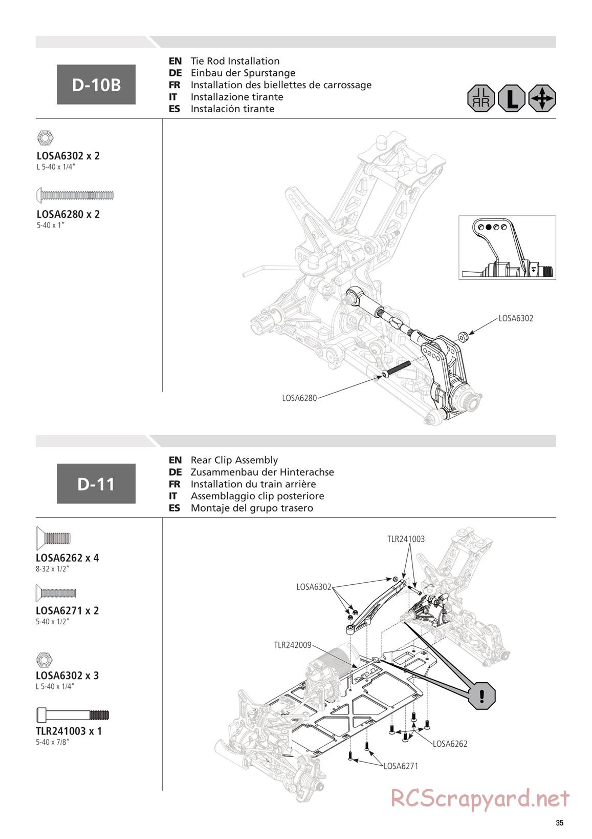 Team Losi - 8ight-E 4.0 - Manual - Page 35