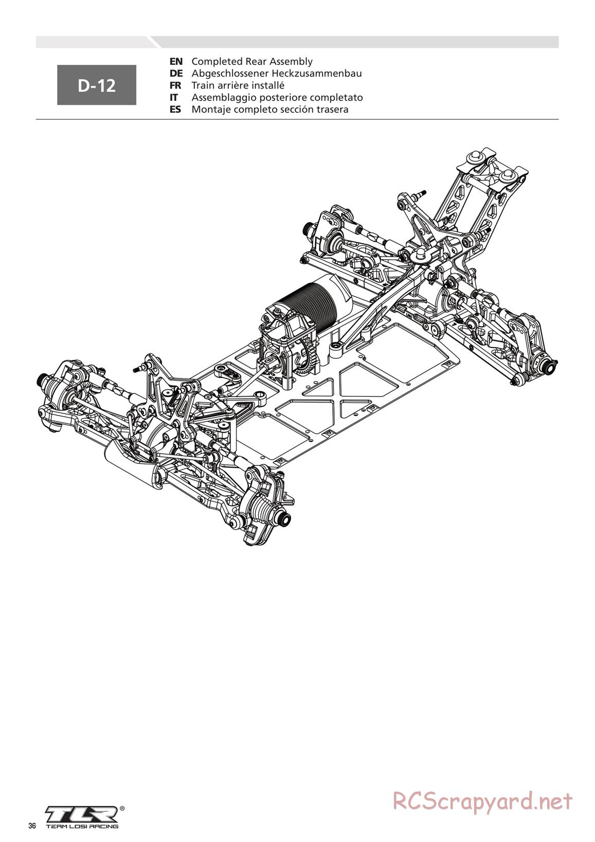 Team Losi - 8ight-E 4.0 - Manual - Page 36