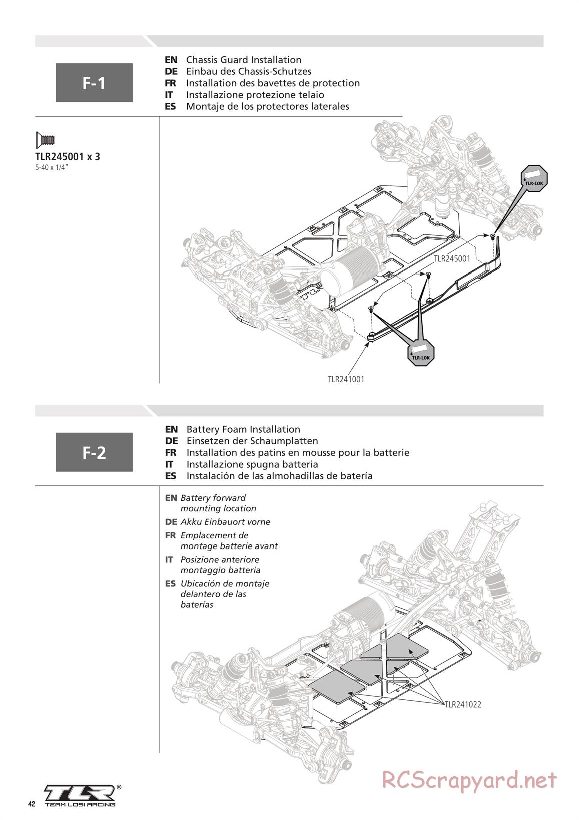 Team Losi - 8ight-E 4.0 - Manual - Page 42